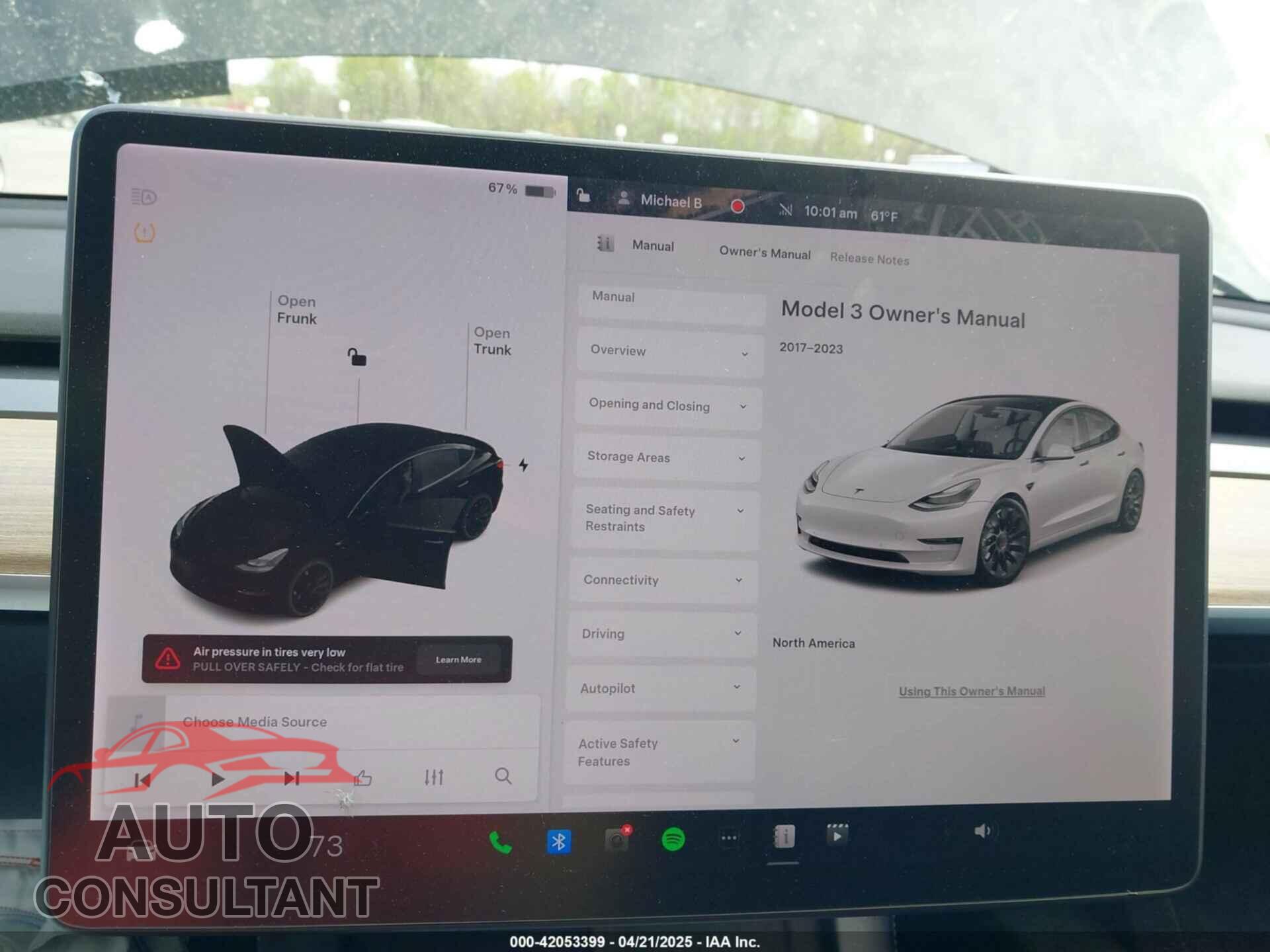 TESLA MODEL 3 2021 - 5YJ3E1EC0MF992378