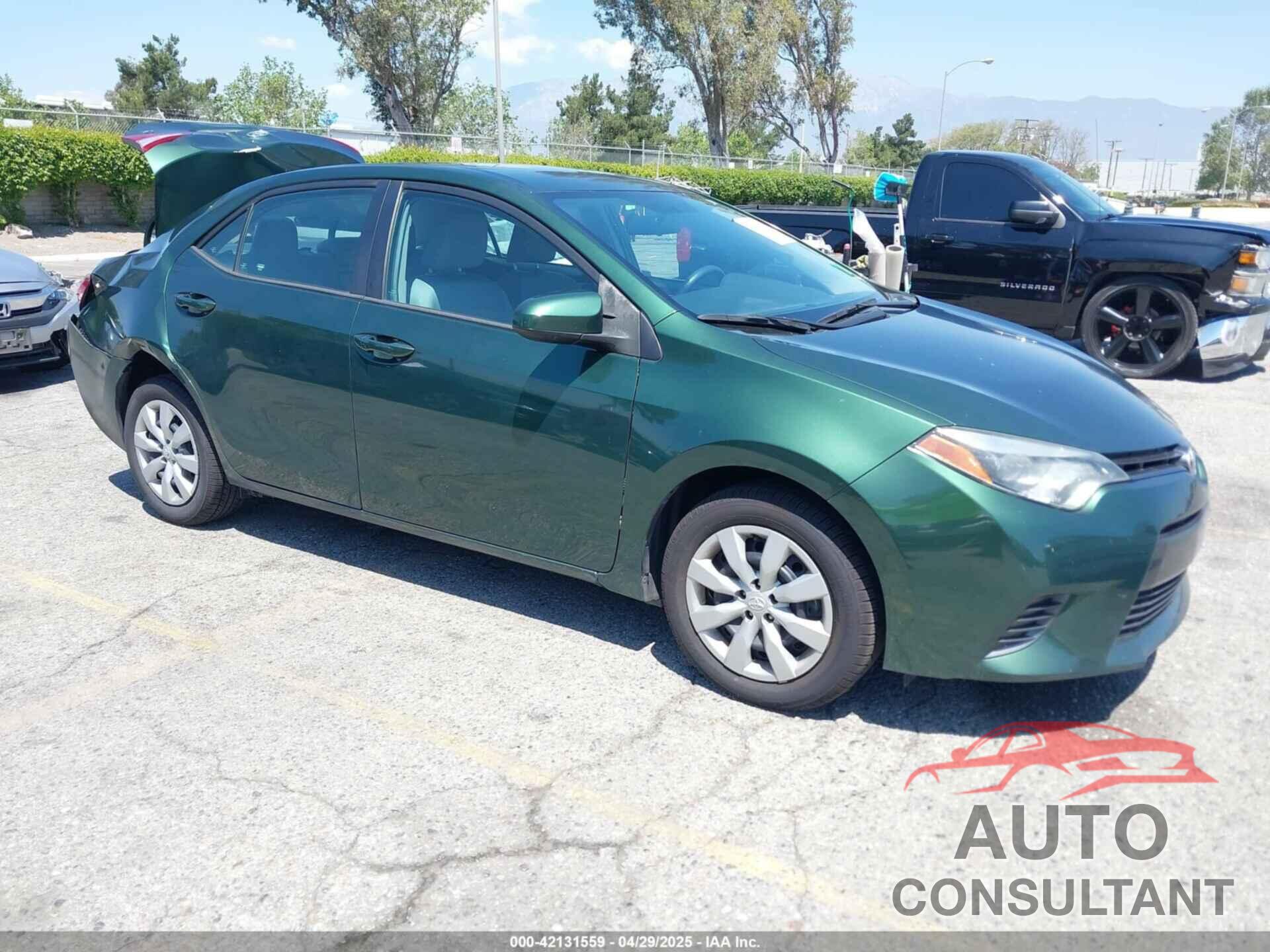 TOYOTA COROLLA 2016 - 5YFBURHE8GP454644