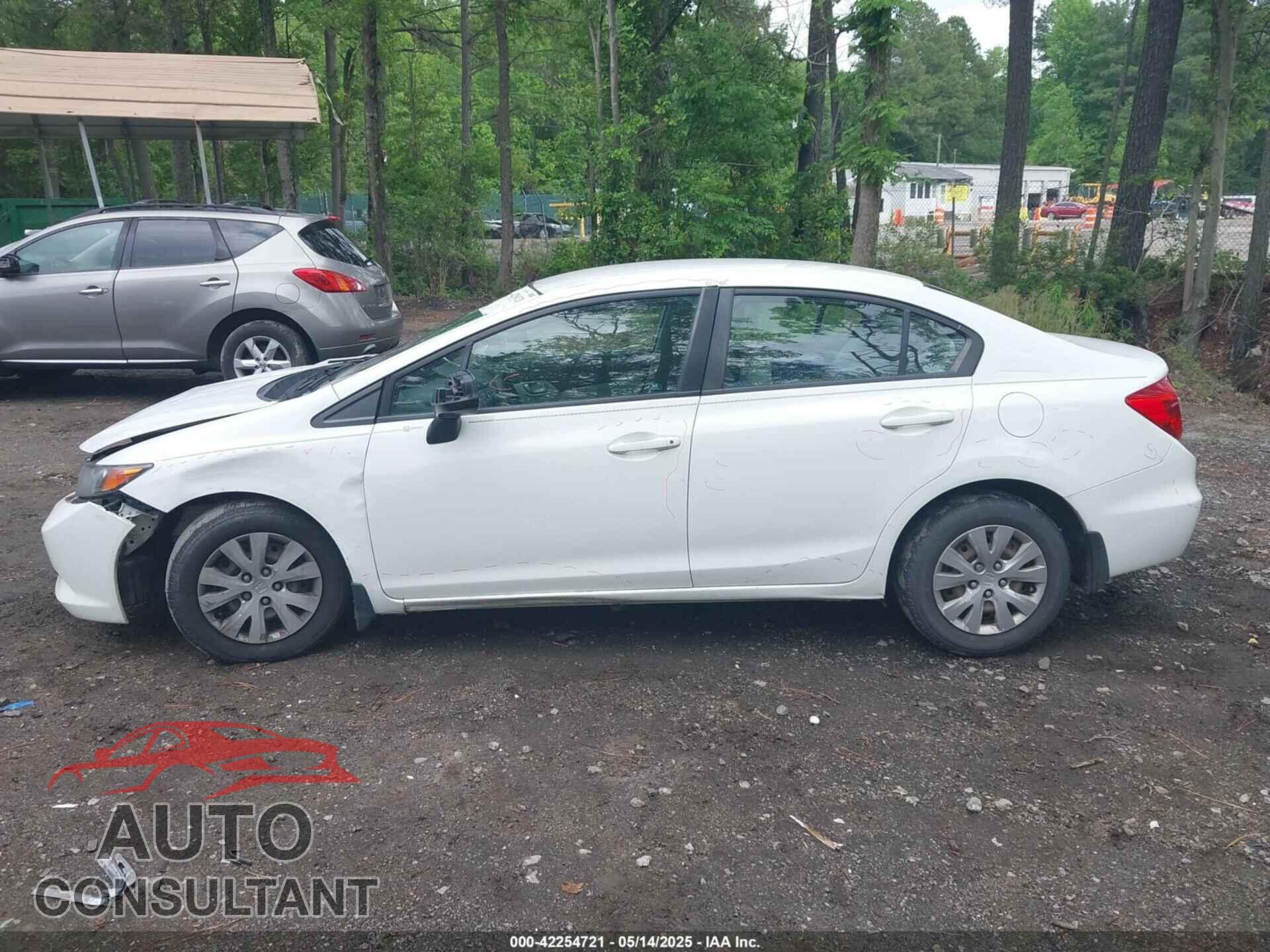 HONDA CIVIC 2012 - 19XFB2F51CE051134