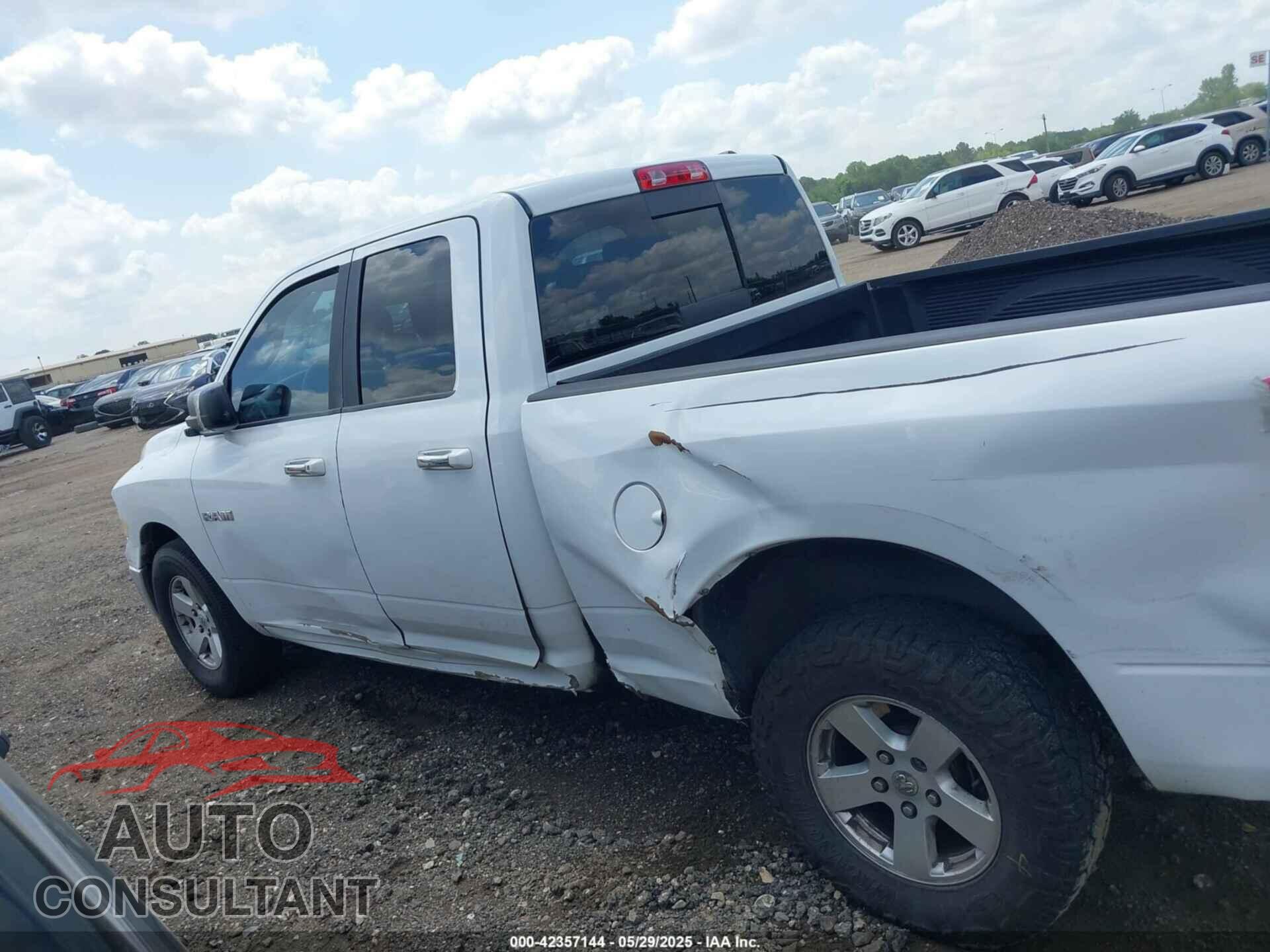 DODGE RAM 1500 2010 - 1D7RB1GP1AS135770