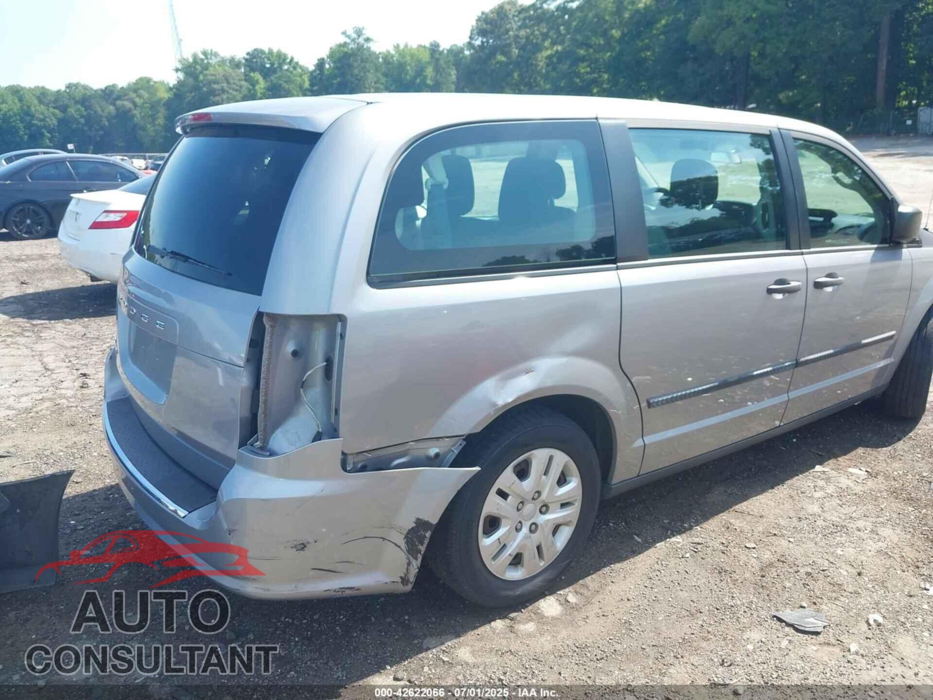 DODGE CARAVAN 2016 - 2C4RDGBG2GR400950
