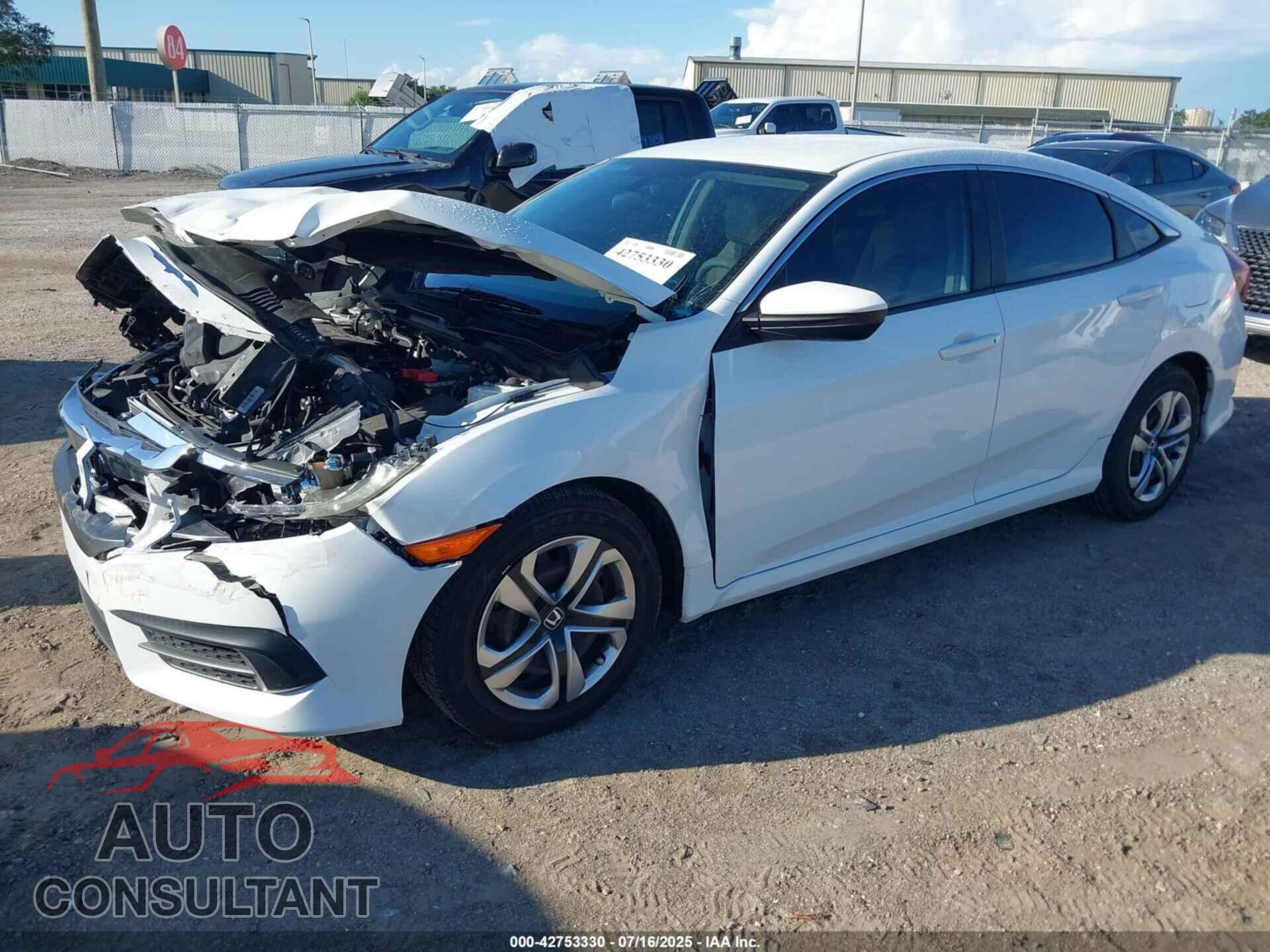 HONDA CIVIC 2017 - 19XFC2F52HE055567