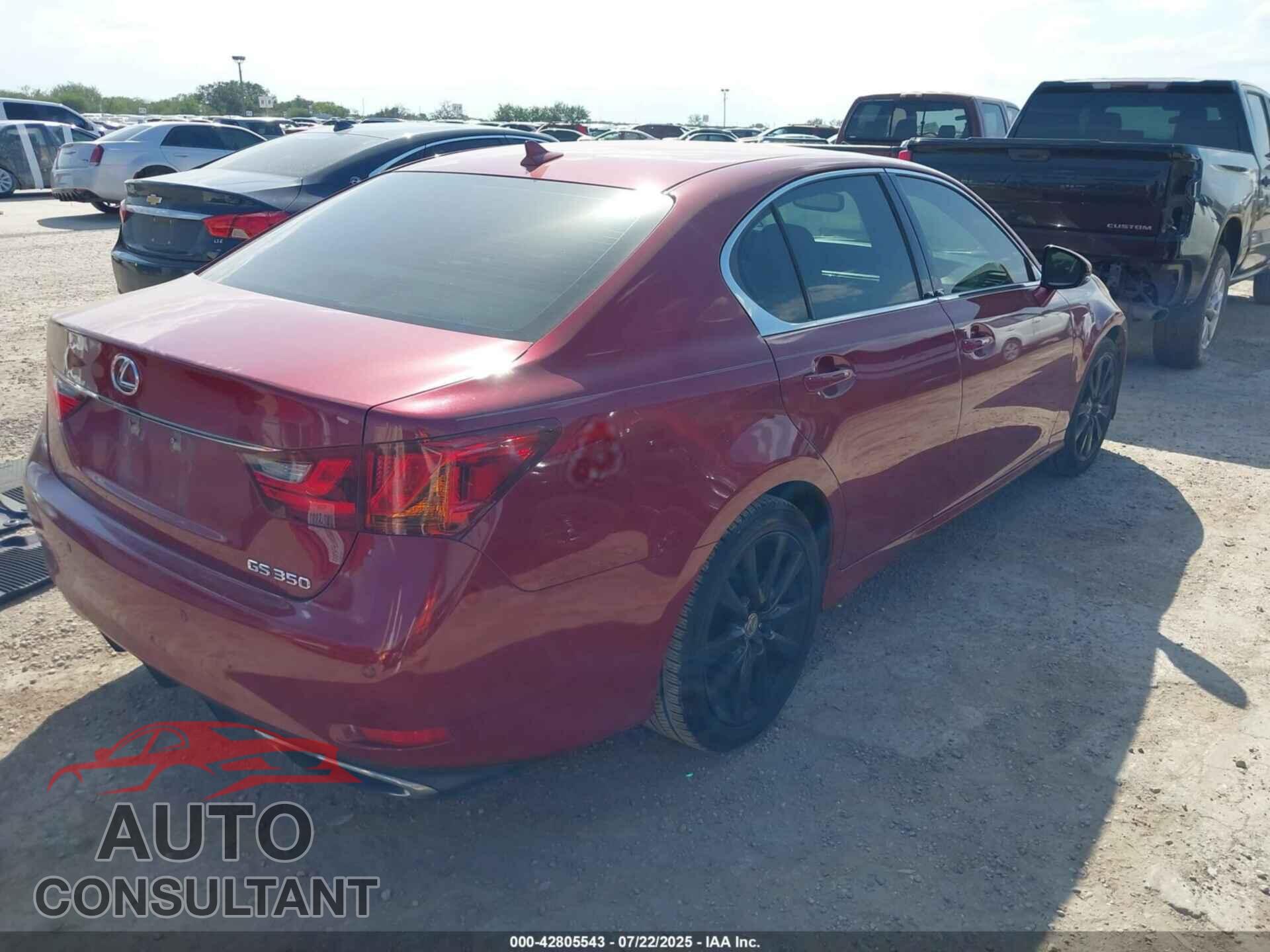 LEXUS GS 350 2013 - JTHBE1BL2D5023567