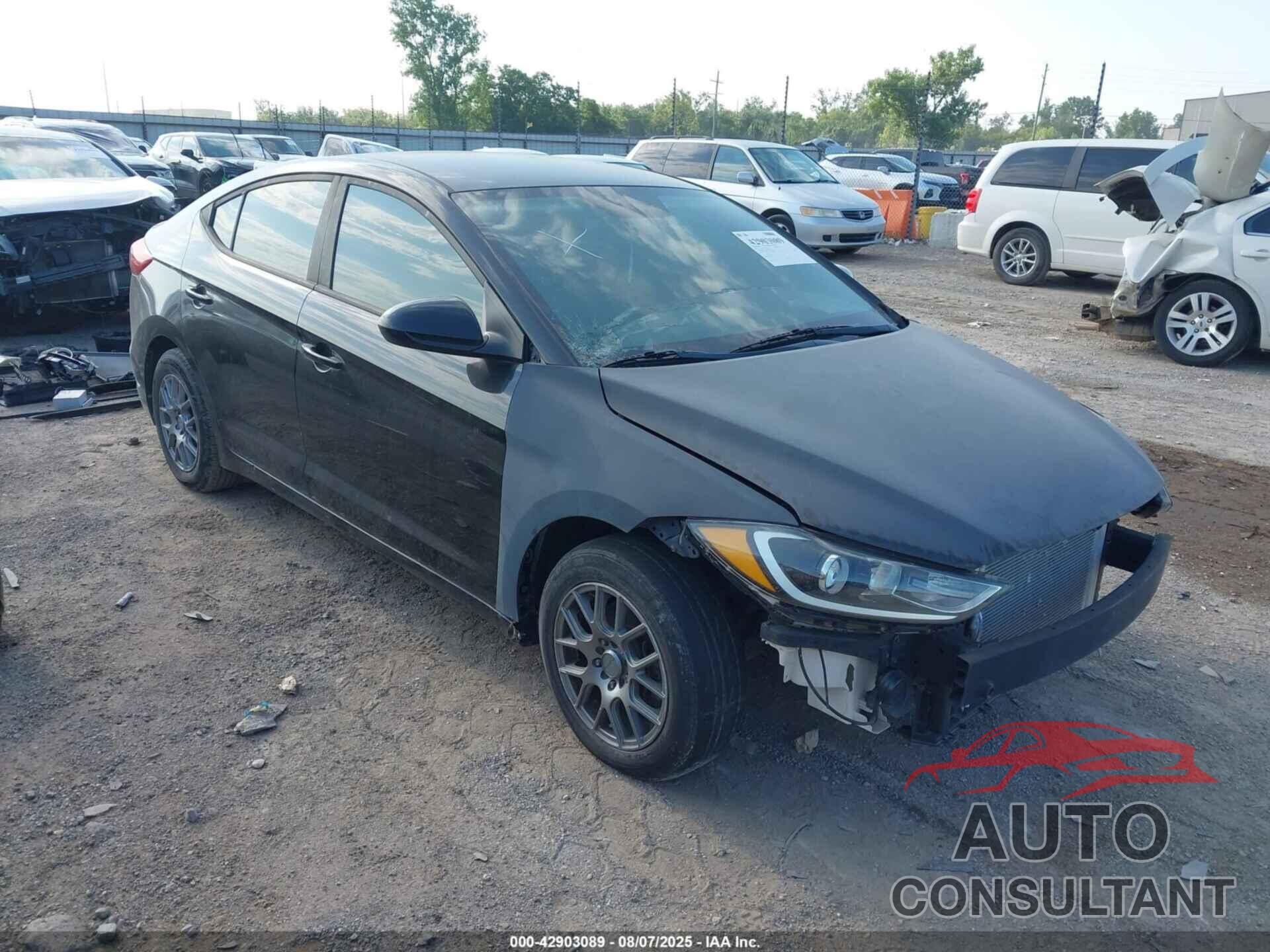 HYUNDAI ELANTRA 2017 - KMHD74LF2HU116580