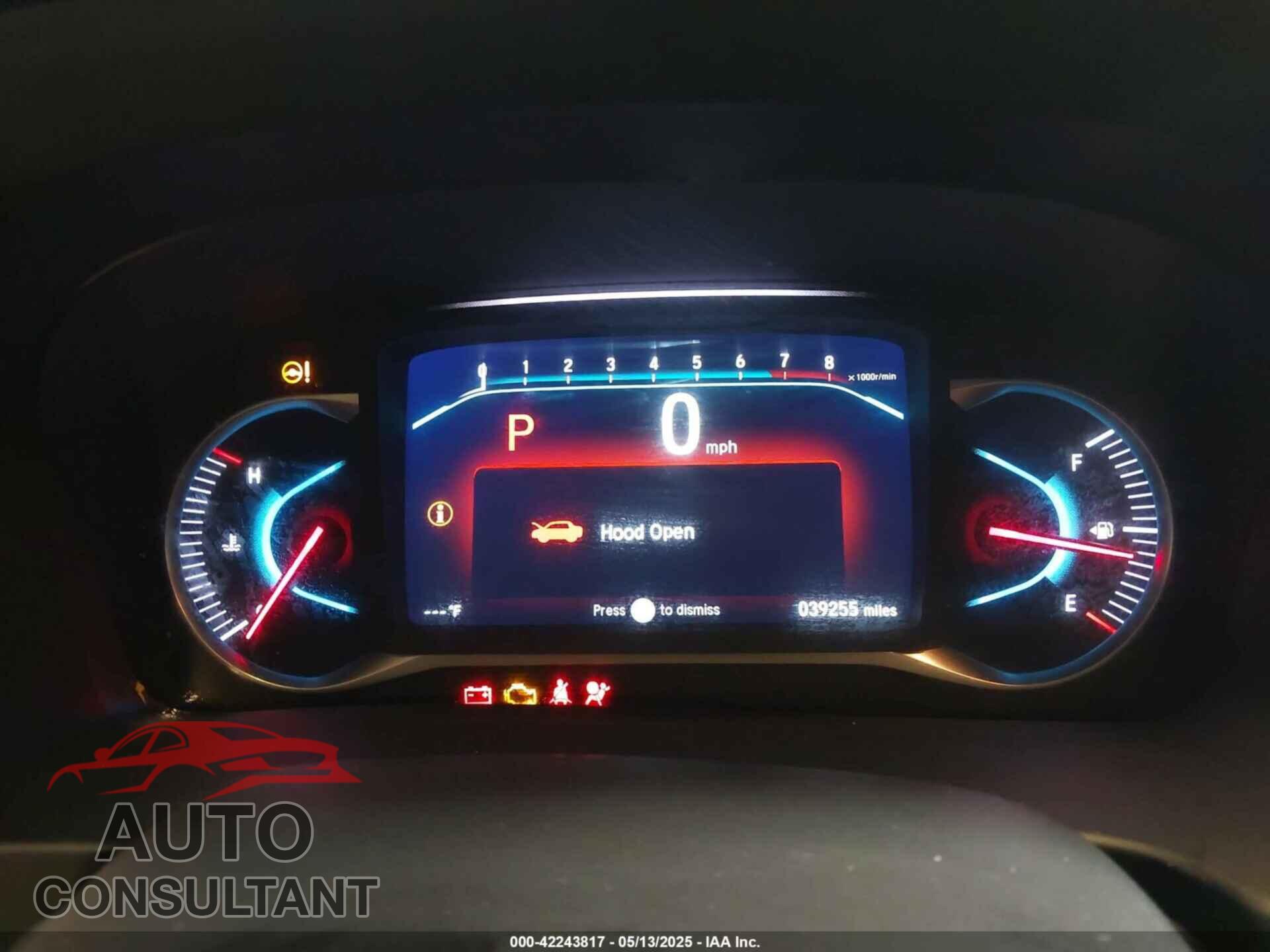 HONDA PILOT 2021 - 5FNYF6H59MB047541