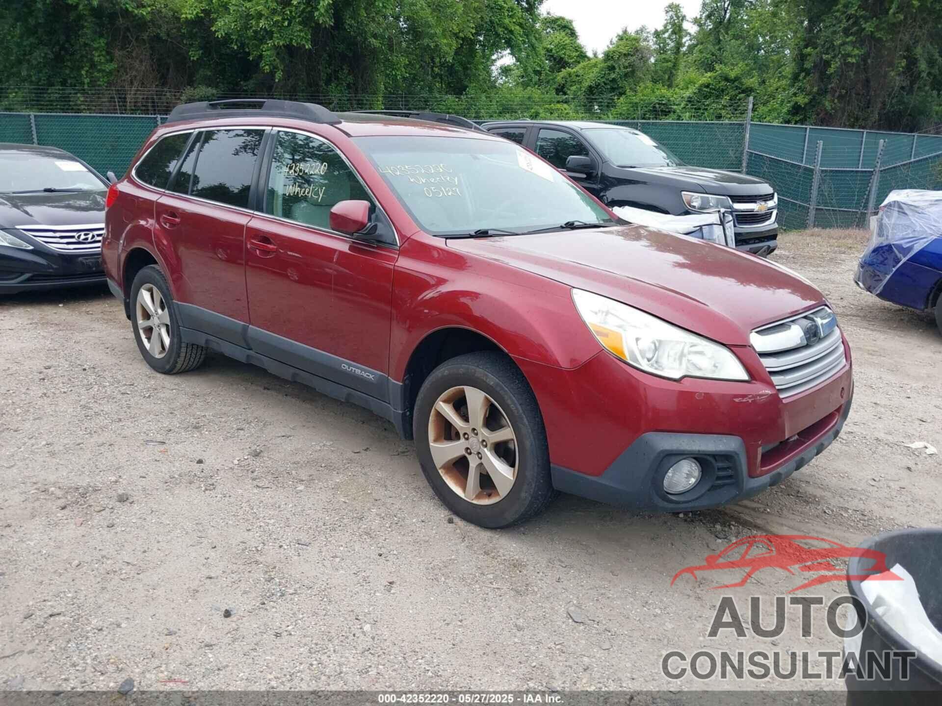 SUBARU OUTBACK 2013 - 4S4BRCGCXD3286939