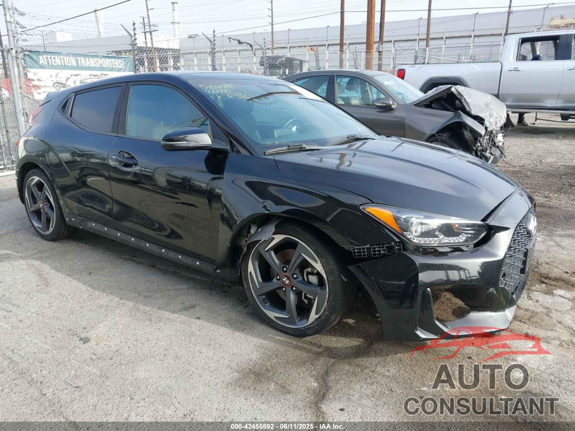 HYUNDAI VELOSTER 2019 - KMHTH6AB2KU020637