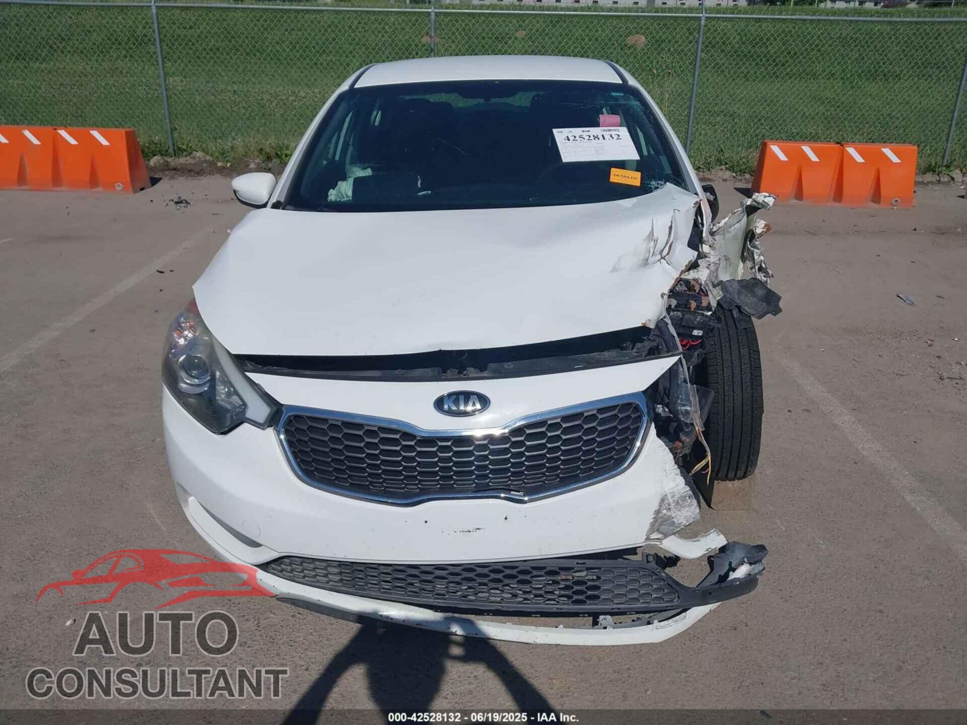KIA FORTE 2016 - KNAFK4A62G5457840