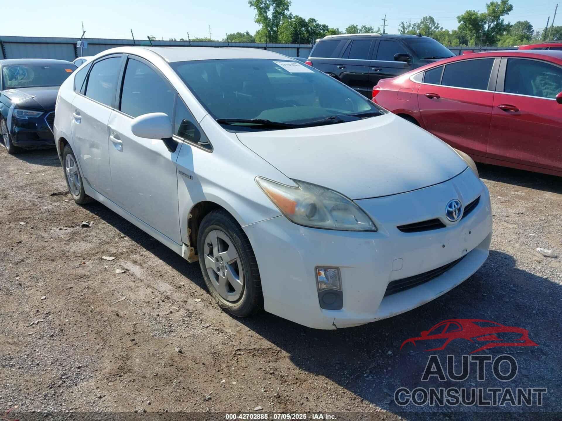 TOYOTA PRIUS 2011 - JTDKN3DU6B0265145