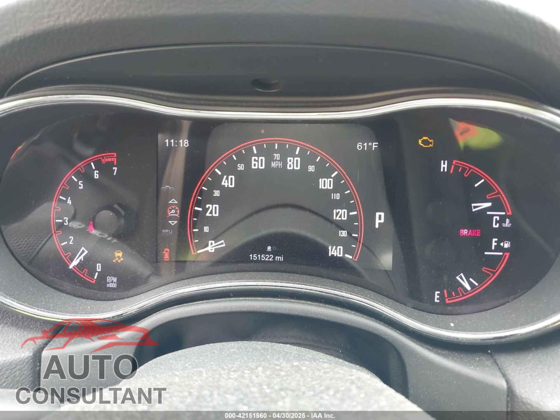 DODGE DURANGO 2014 - 1C4RDJDG2EC976361