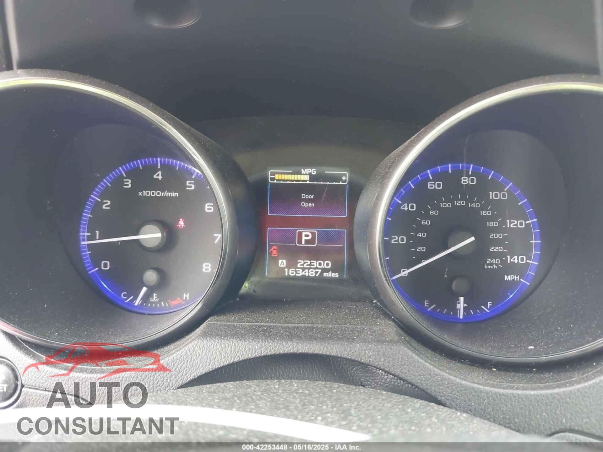 SUBARU LEGACY 2016 - 4S3BNBC6XG3040049