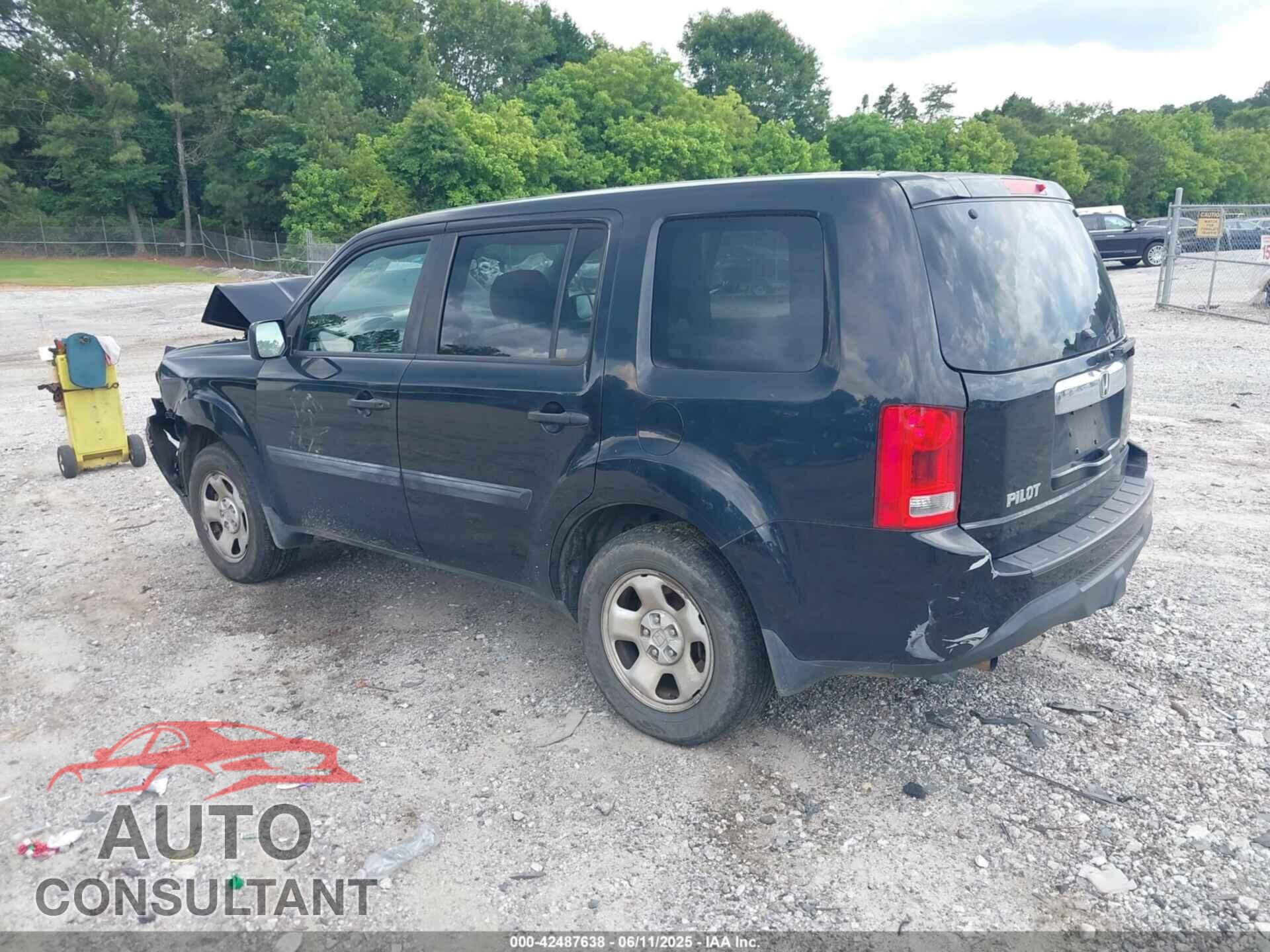HONDA PILOT 2013 - 5FNYF4H22DB036231
