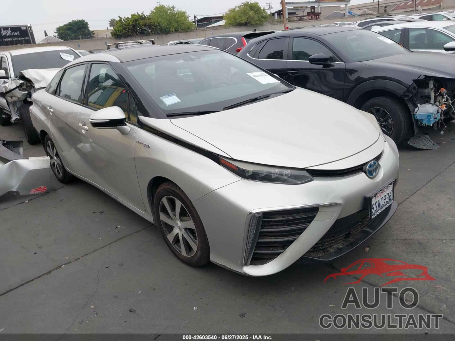 TOYOTA MIRAI 2017 - JTDBVRBD1HA001100