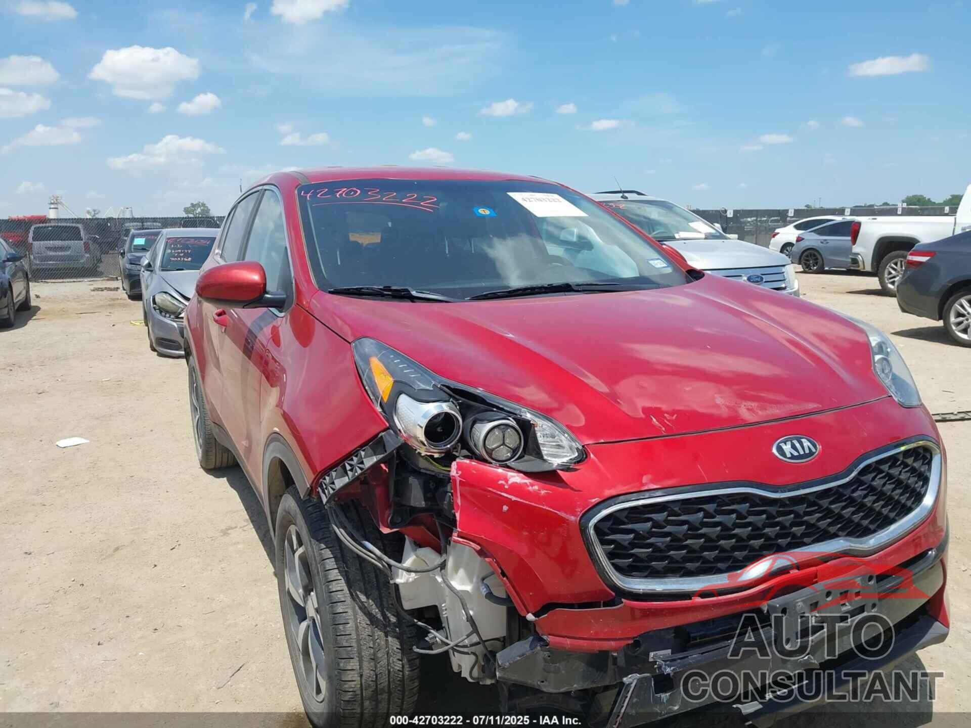 KIA SPORTAGE 2022 - KNDPM3AC8N7024364
