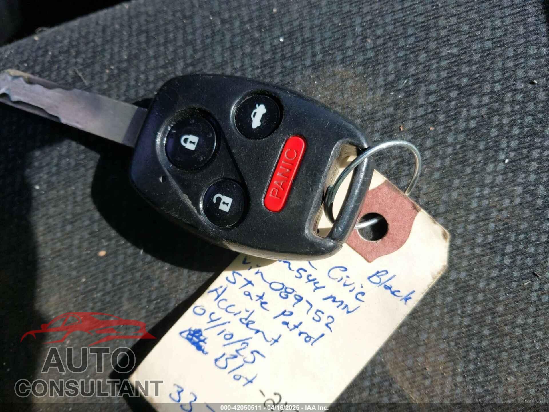 HONDA CIVIC 2013 - 19XFB2F83DE089752