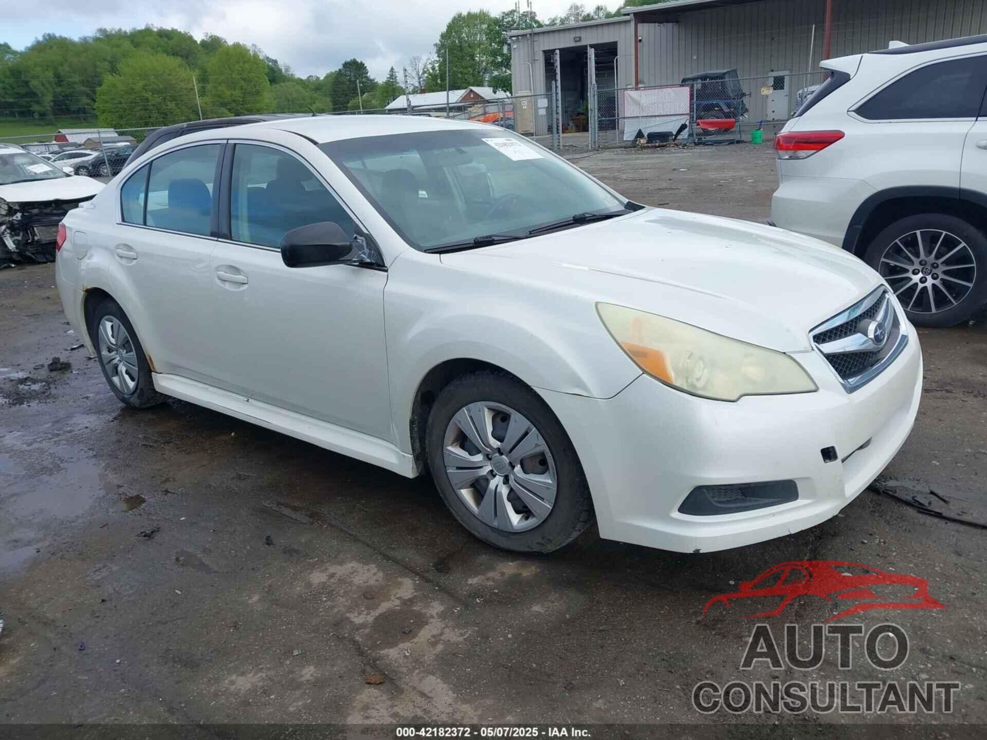 SUBARU LEGACY 2010 - 4S3BMCA61A3232947
