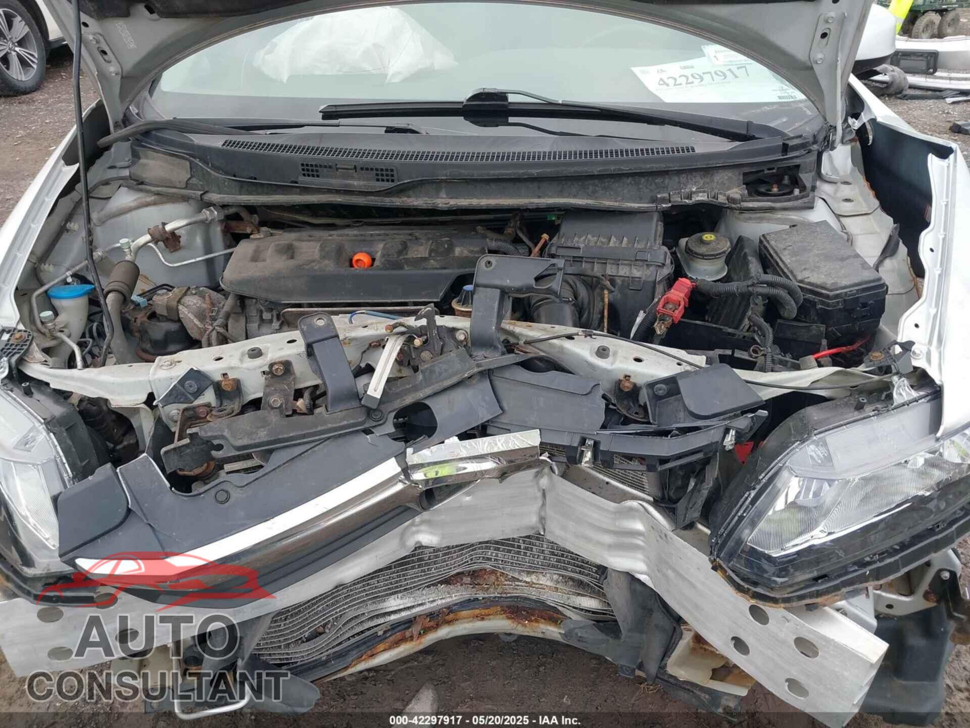 HONDA CIVIC 2012 - 2HGFB2F91CH327210