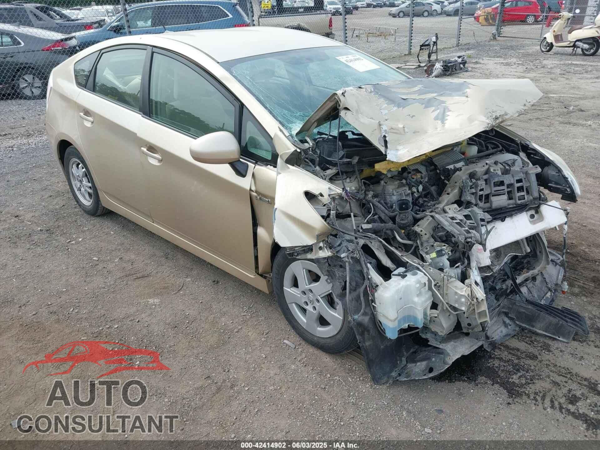 TOYOTA PRIUS 2011 - JTDKN3DU2B1390802