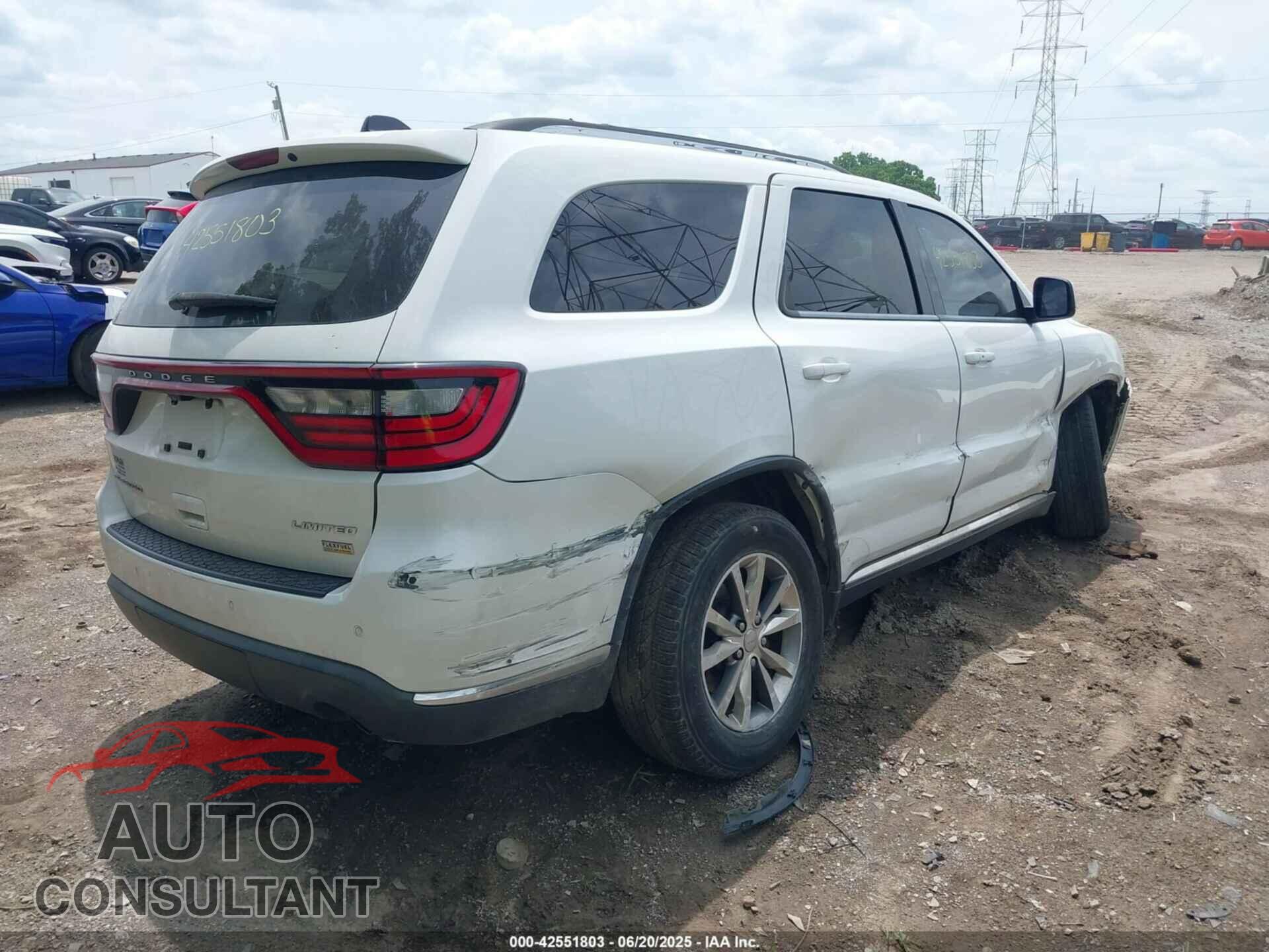 DODGE DURANGO 2015 - 1C4RDHDG1FC765775