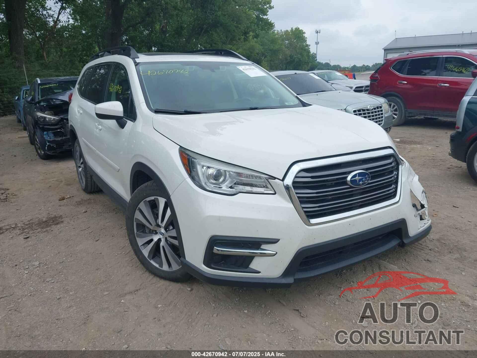 SUBARU ASCENT 2021 - 4S4WMAHD5M3417481