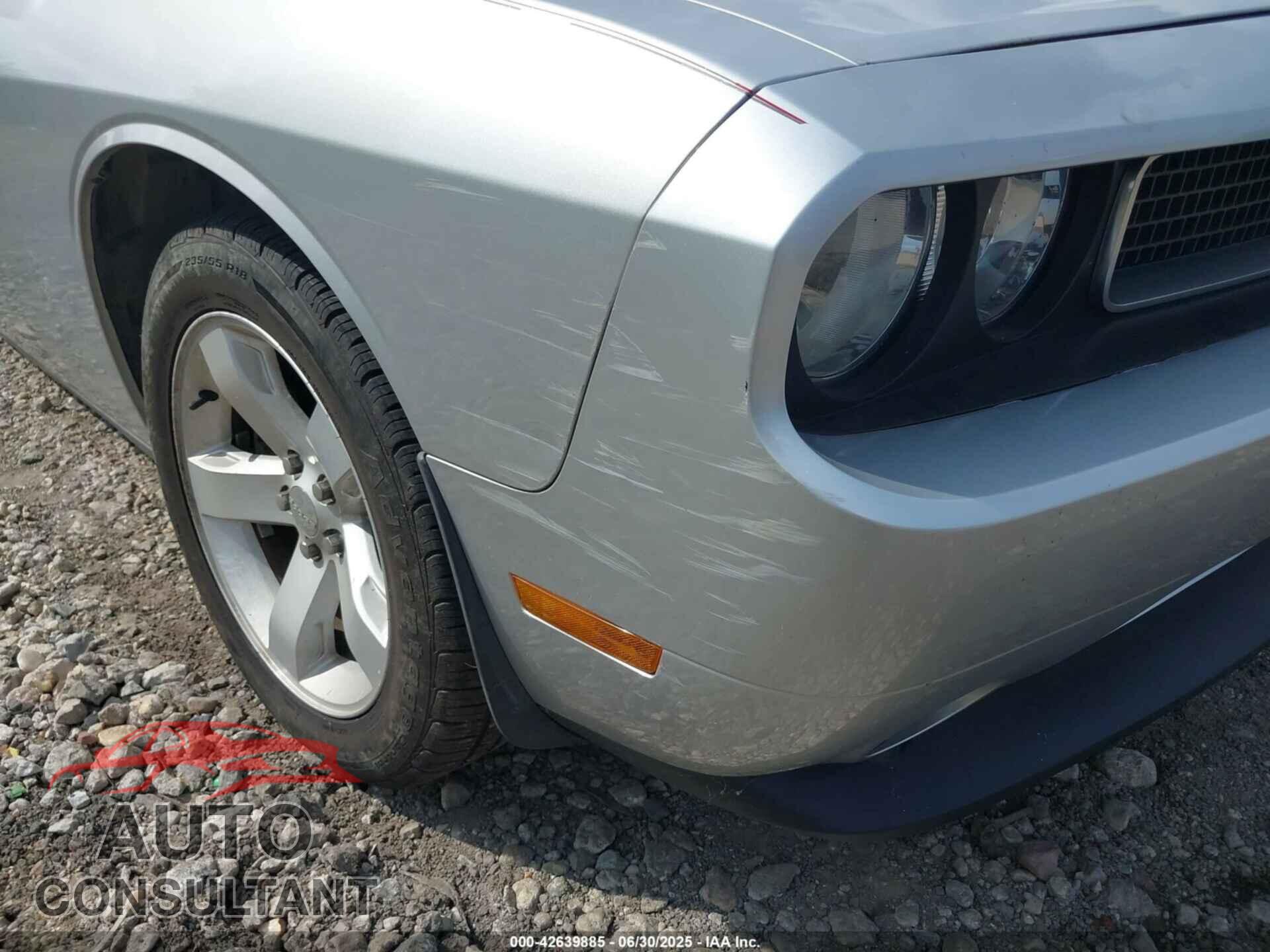 DODGE CHALLENGER 2012 - 2C3CDYAG0CH232212