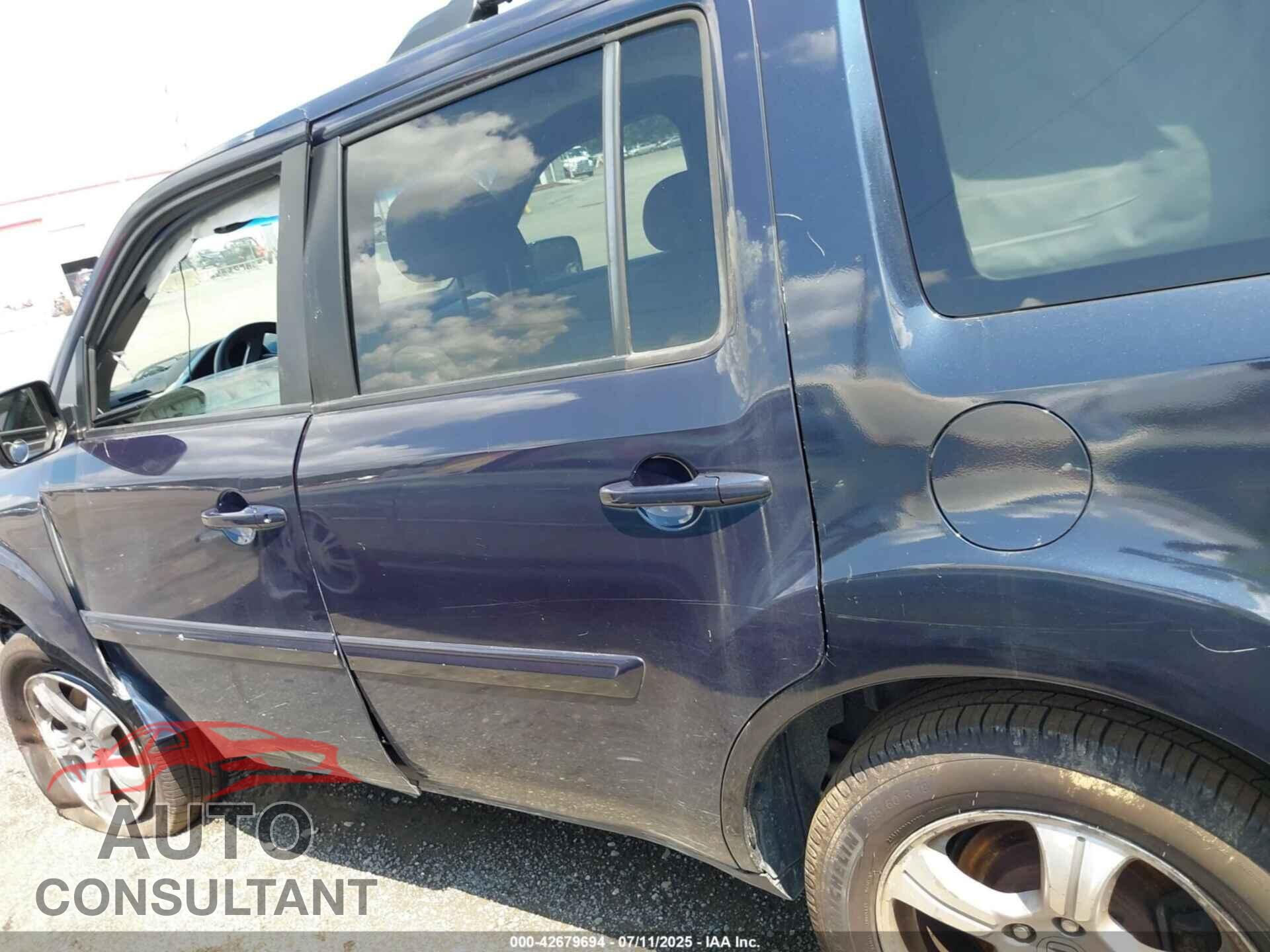 HONDA PILOT 2012 - 5FNYF4H46CB032571