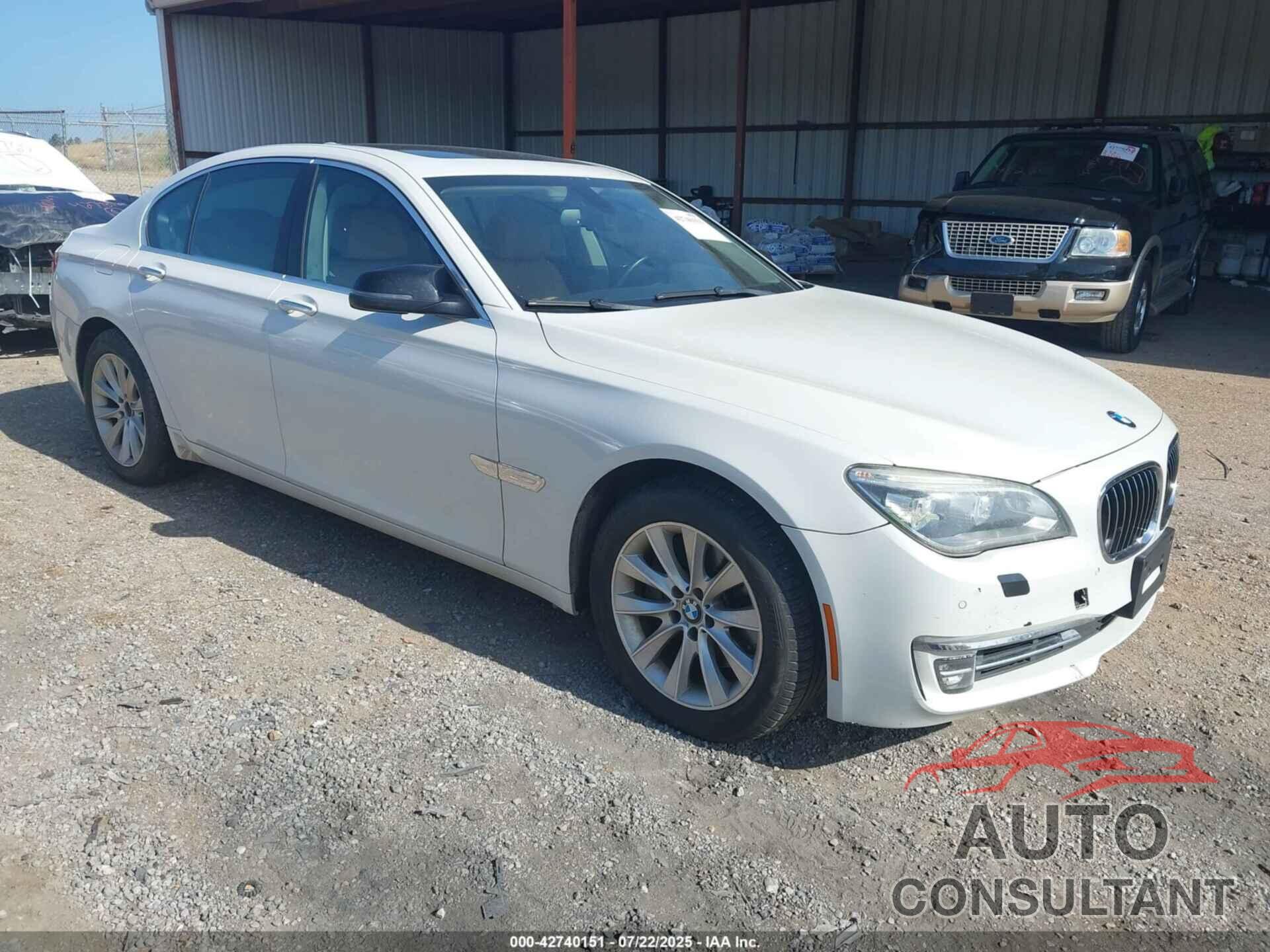 BMW 740I 2014 - WBAYA6C57ED143941