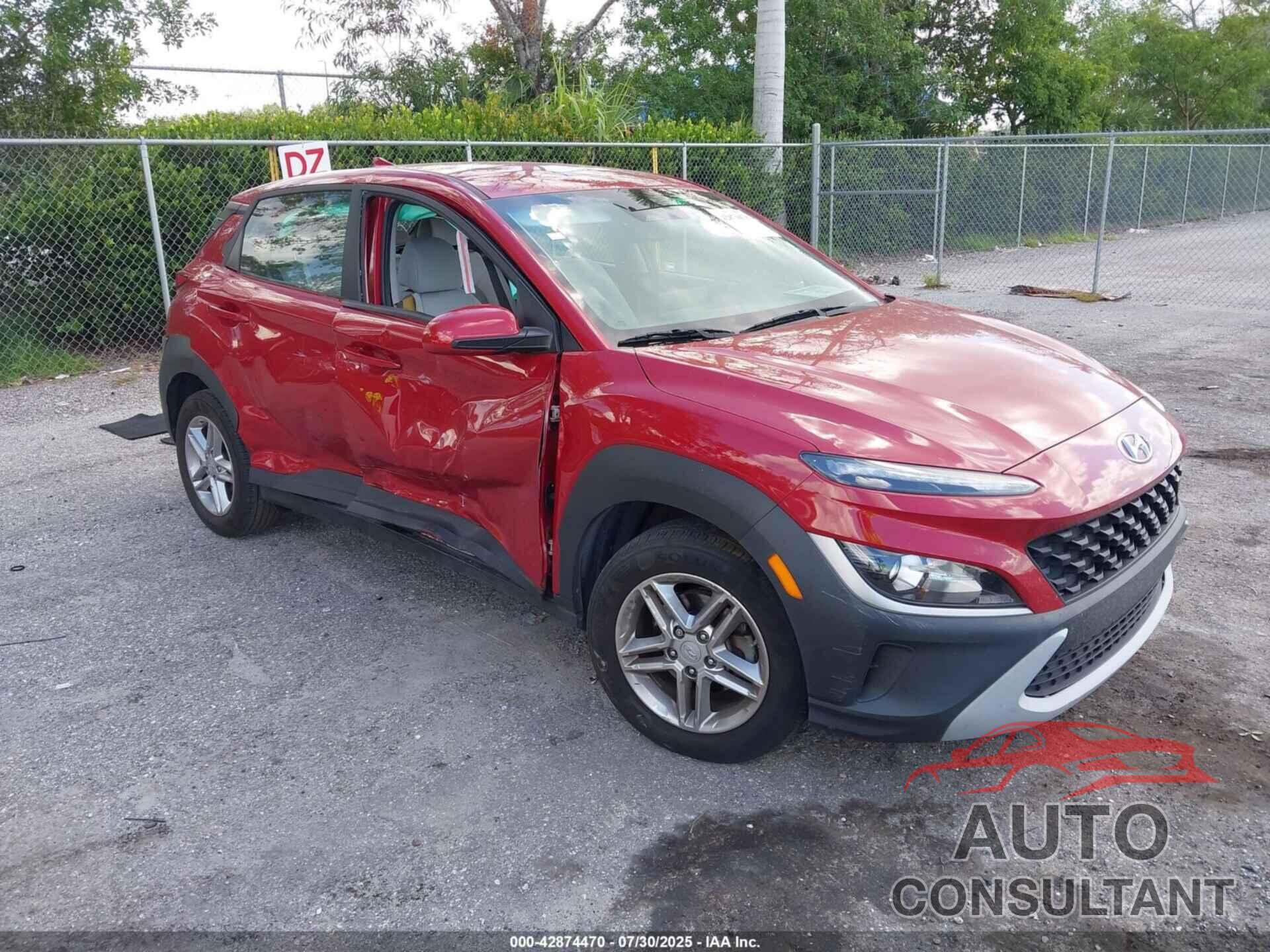 HYUNDAI KONA 2022 - KM8K22AB5NU763688