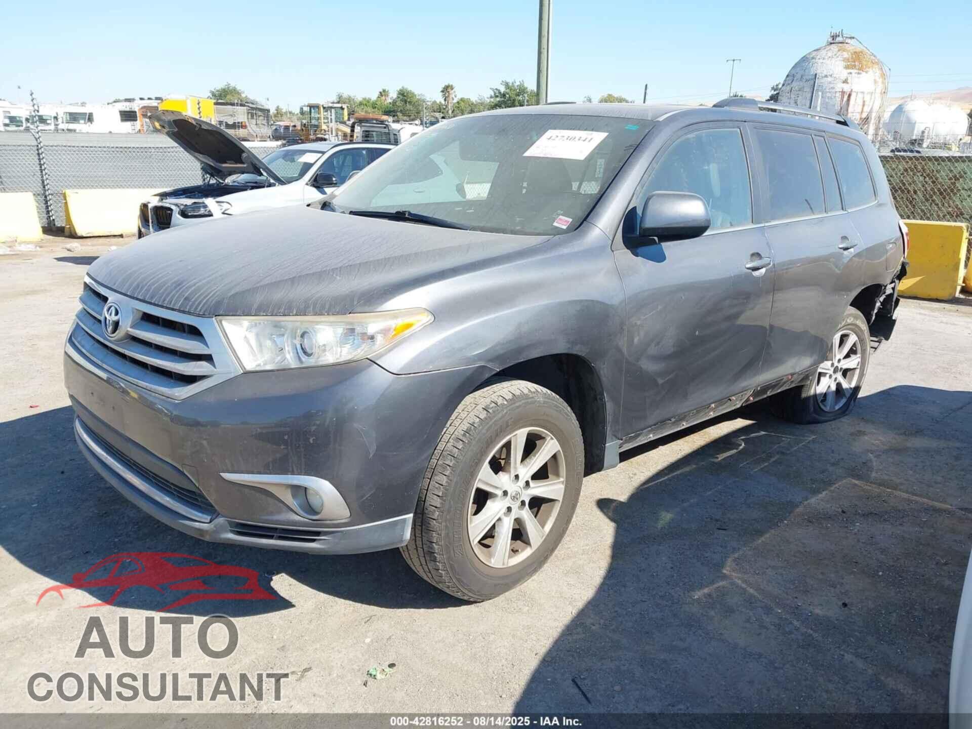 TOYOTA HIGHLANDER 2011 - 5TDBK3EH0BS066826