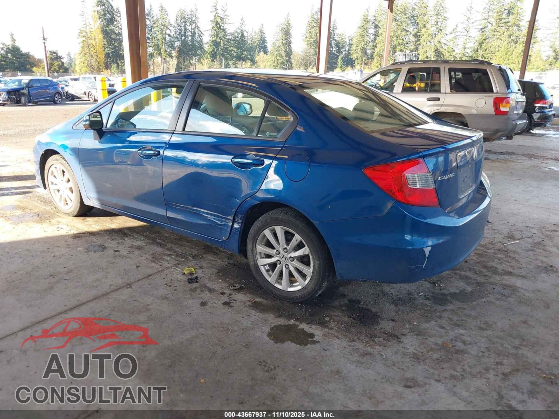 HONDA CIVIC 2012 - 19XFB2F88CE339873