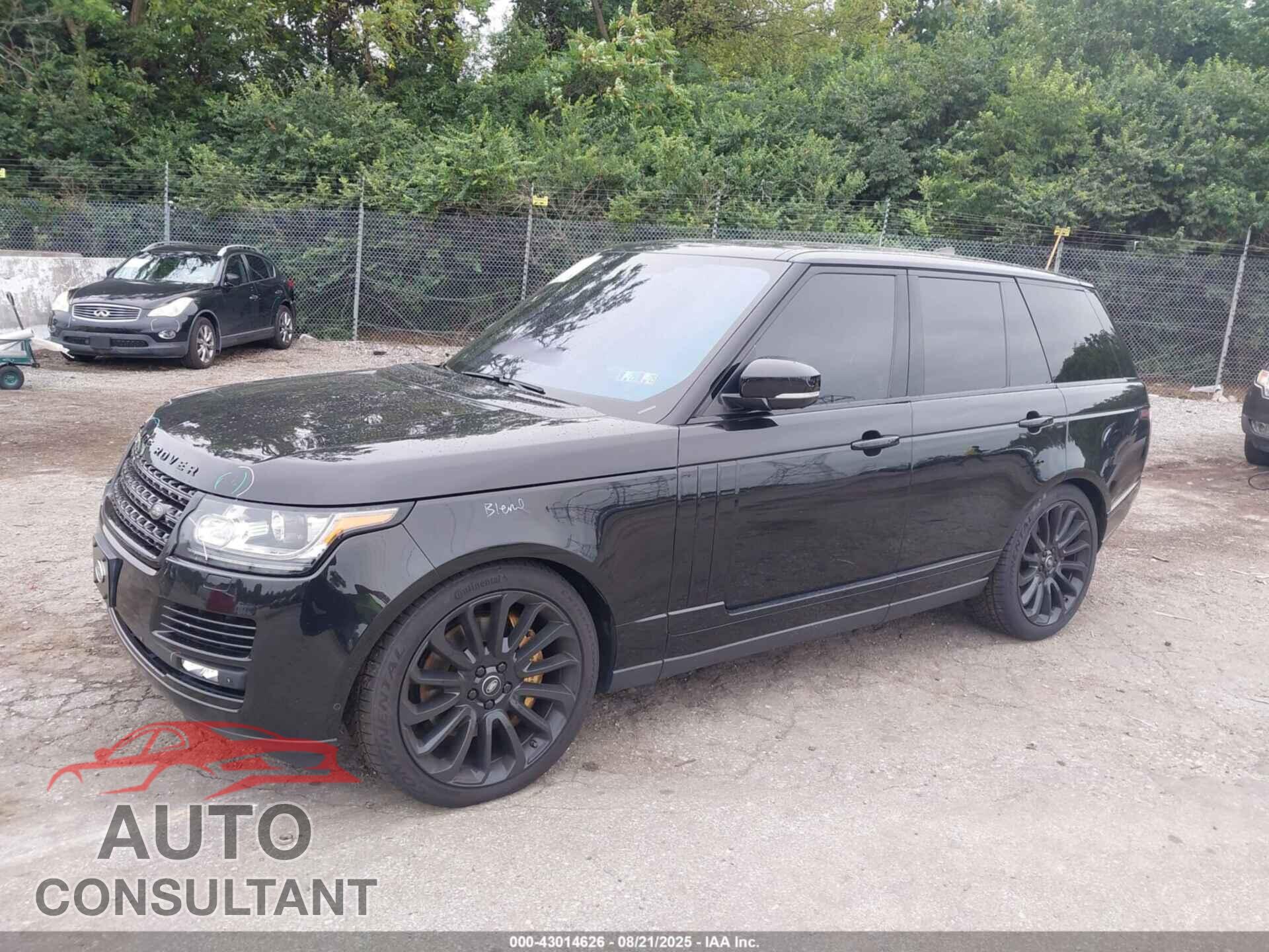 LAND ROVER RANGE ROVER 2017 - SALGS2FE2HA363194