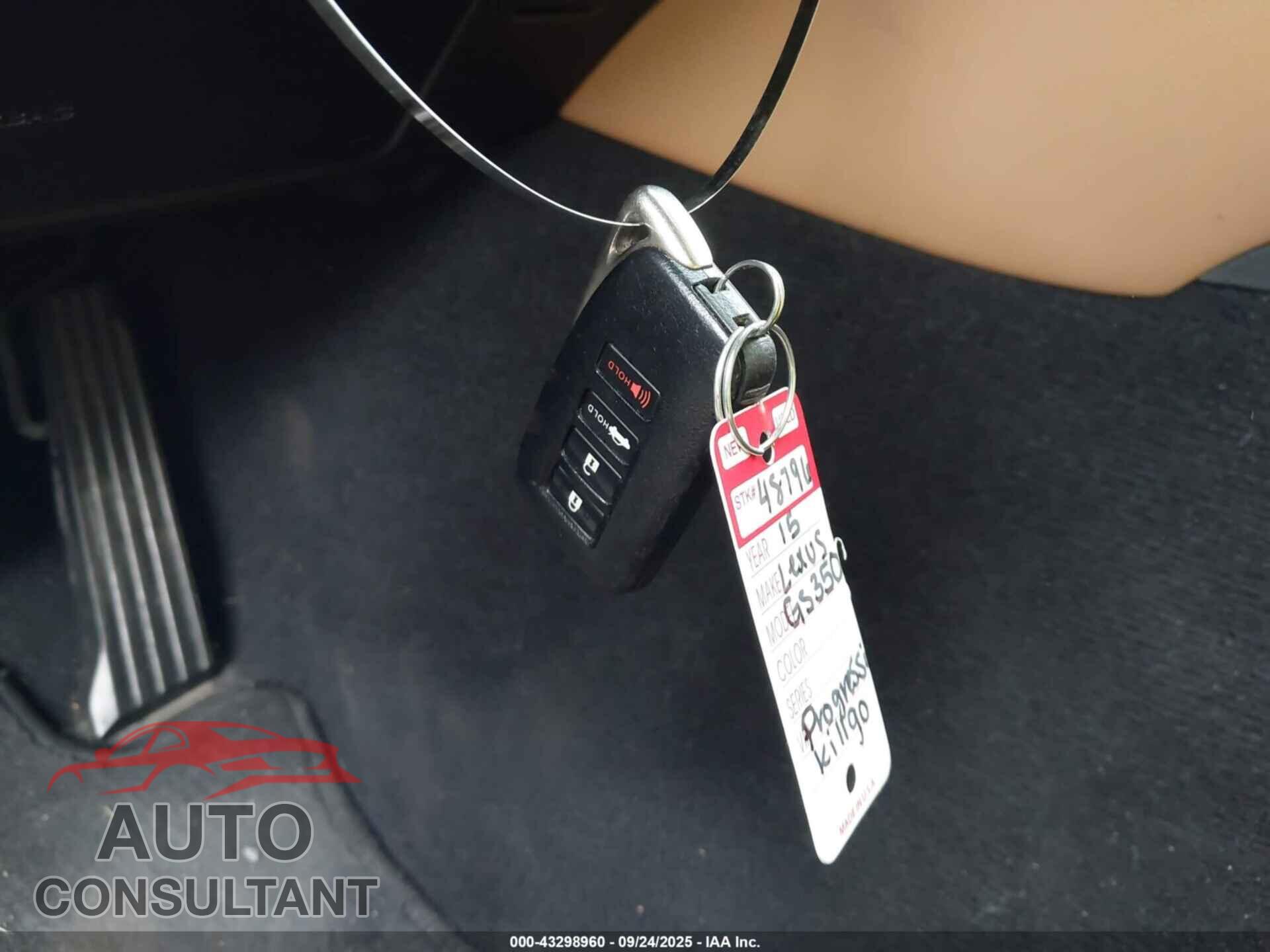 LEXUS GS 350 2015 - JTHCE1BL8FA002995