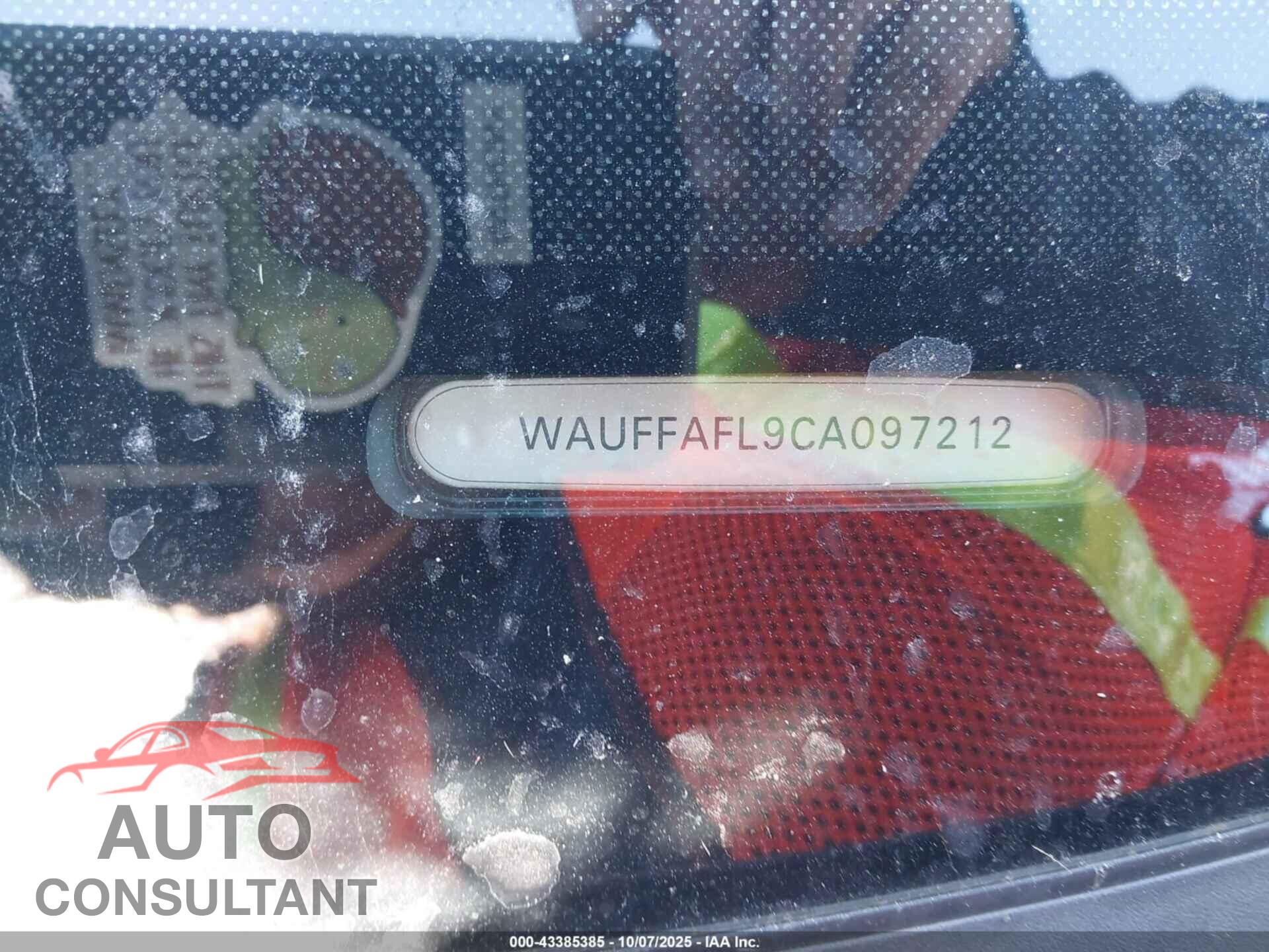 AUDI A4 2012 - WAUFFAFL9CA097212