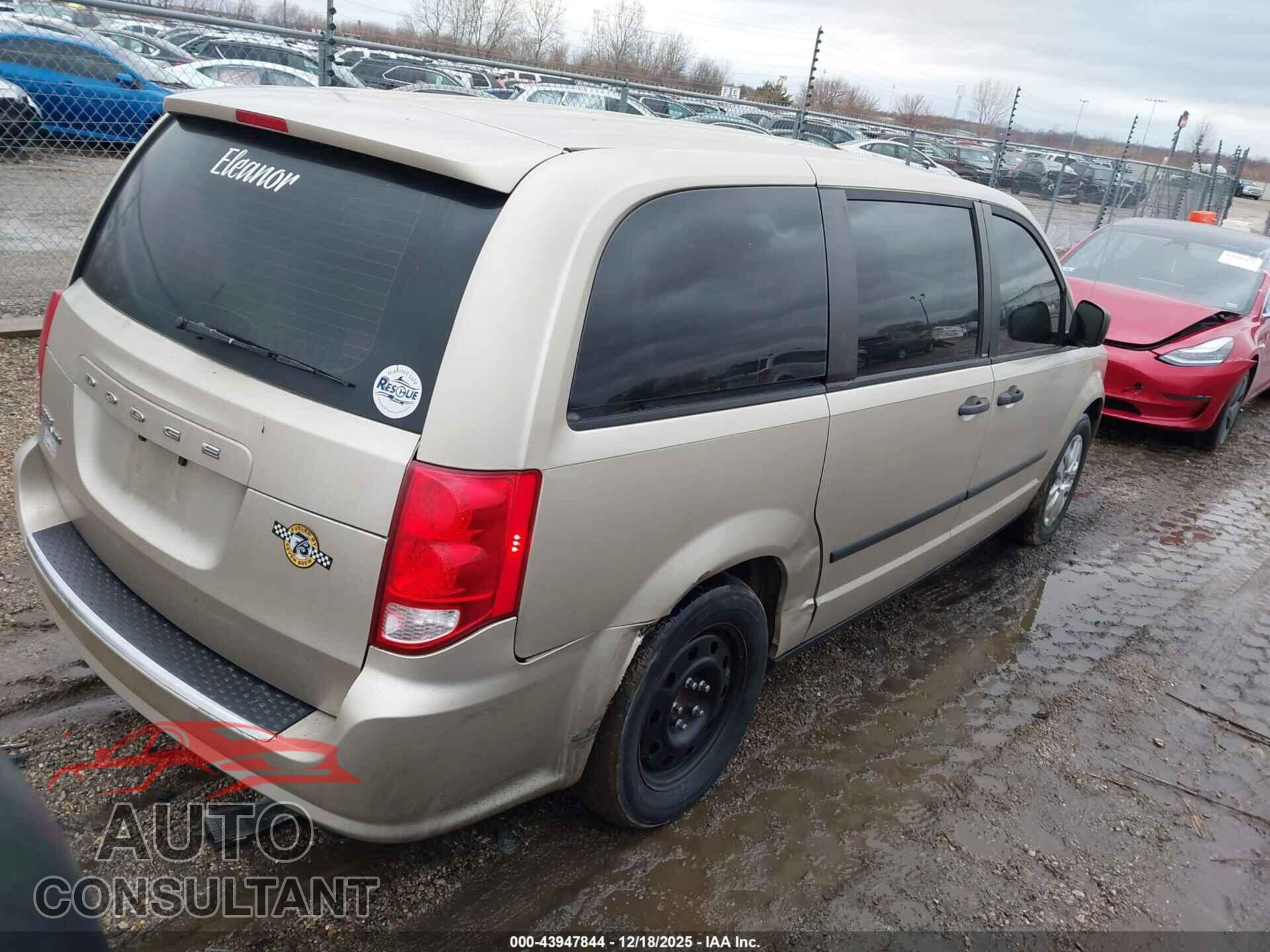 DODGE GRAND CARAVAN 2014 - 2C4RDGBG8ER129227