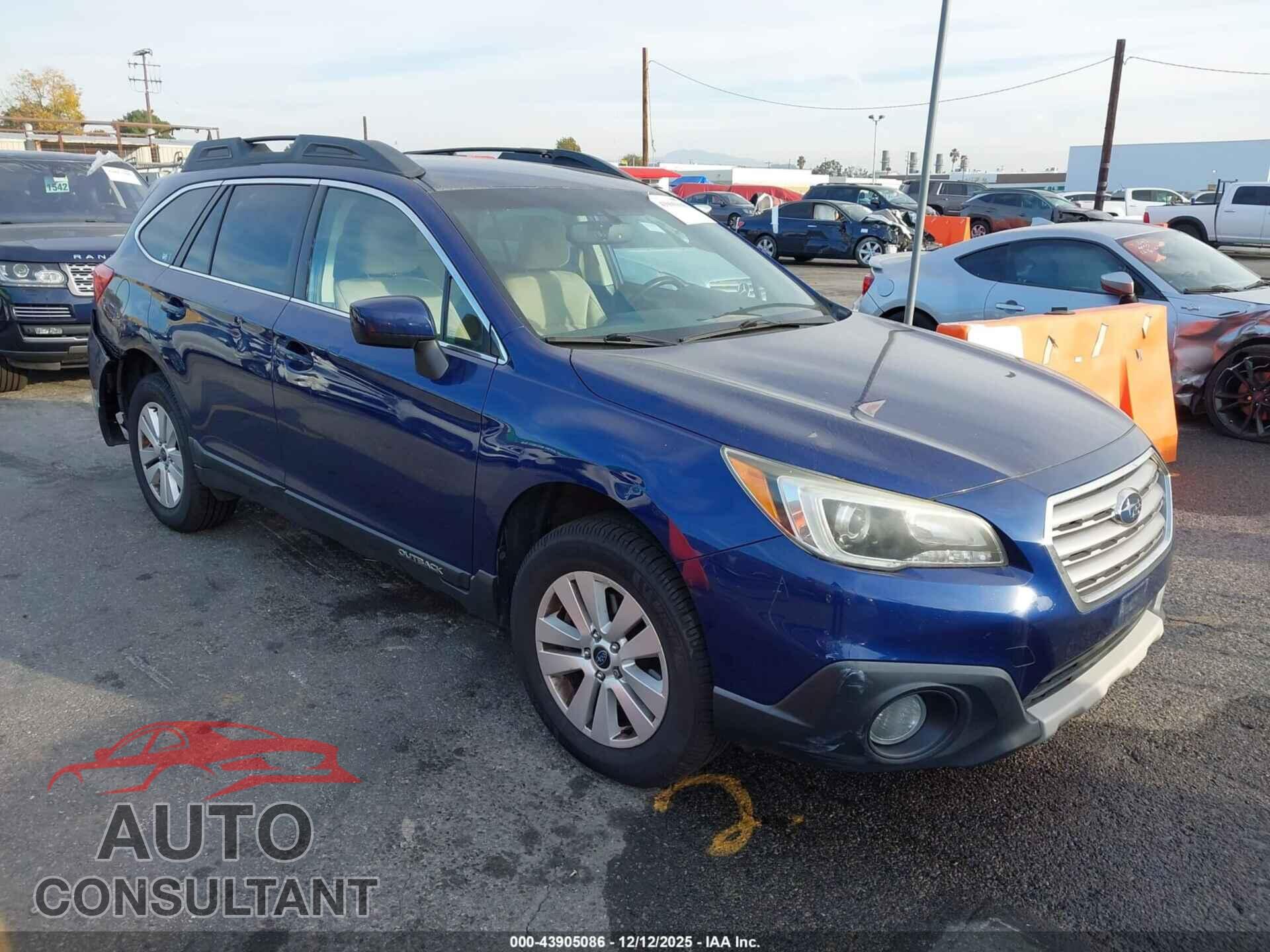 SUBARU OUTBACK 2015 - 4S4BSACC8F3214607