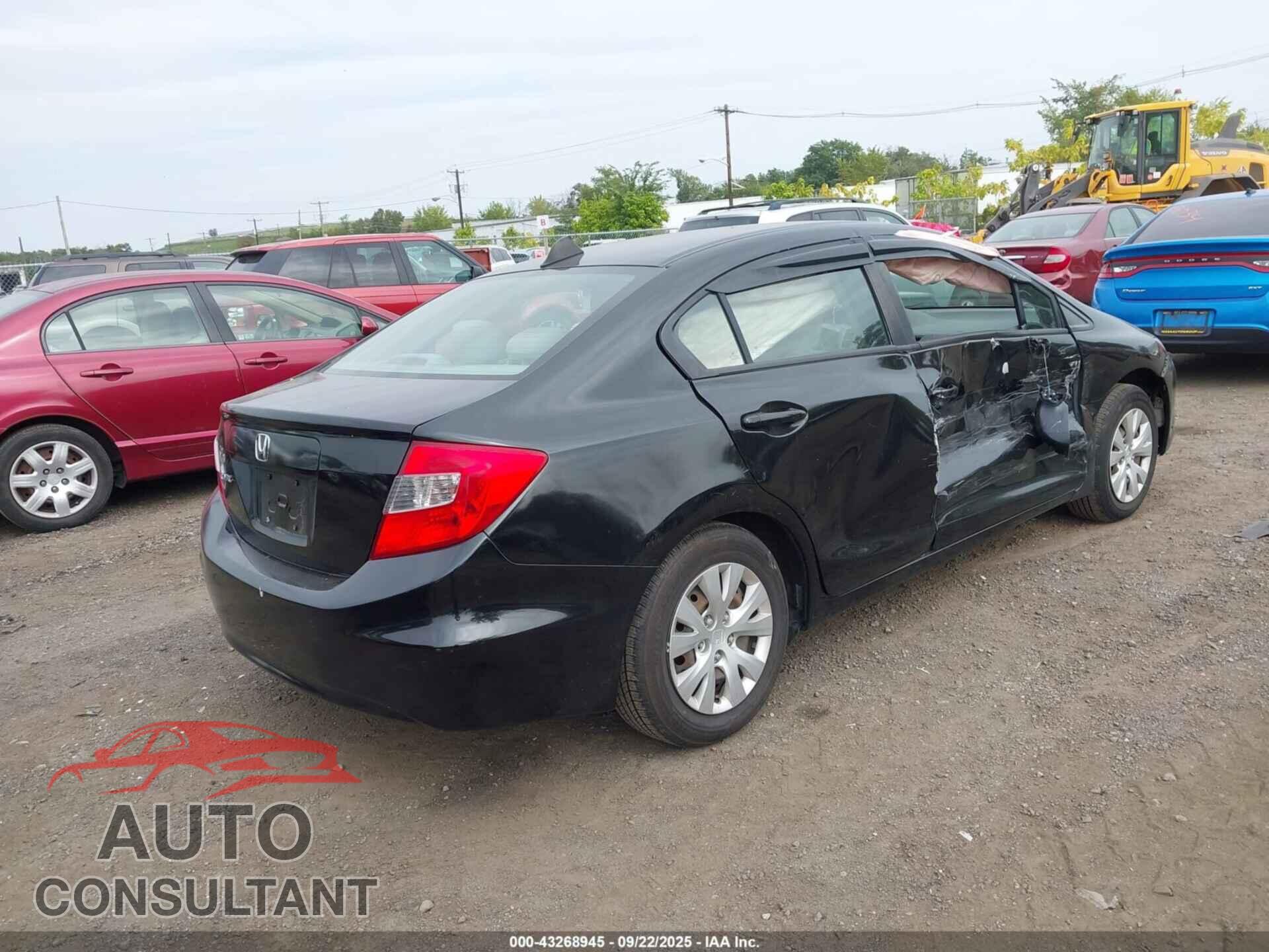 HONDA CIVIC 2012 - 2HGFB2F56CH331086
