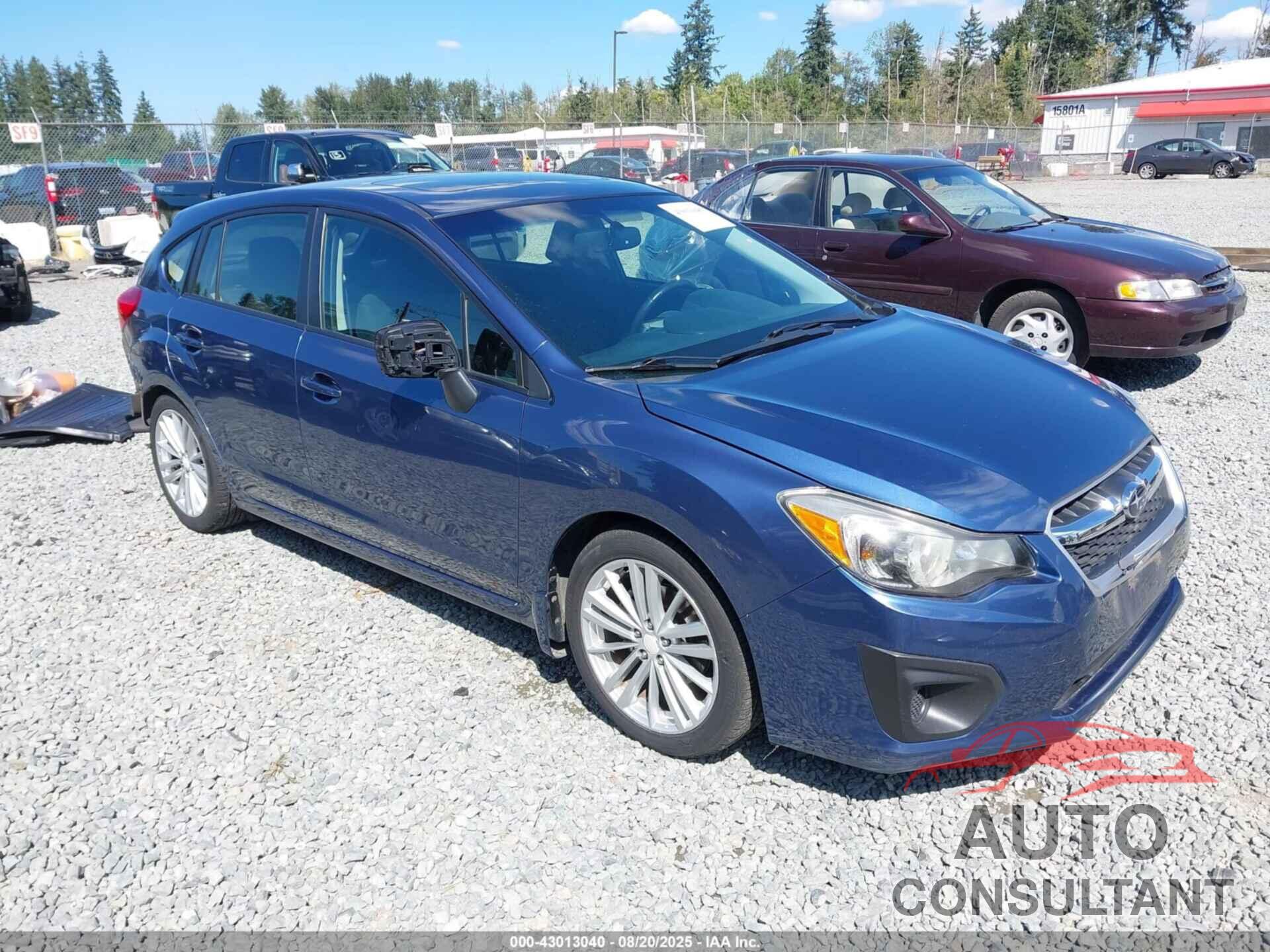 SUBARU IMPREZA 2013 - JF1GPAD67DG865078