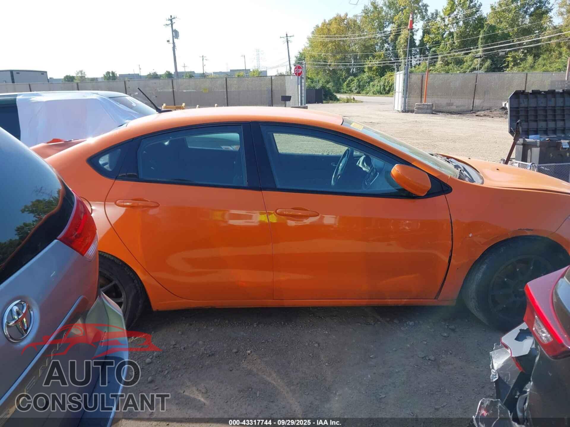 DODGE DART 2013 - 1C3CDFBA8DD325735