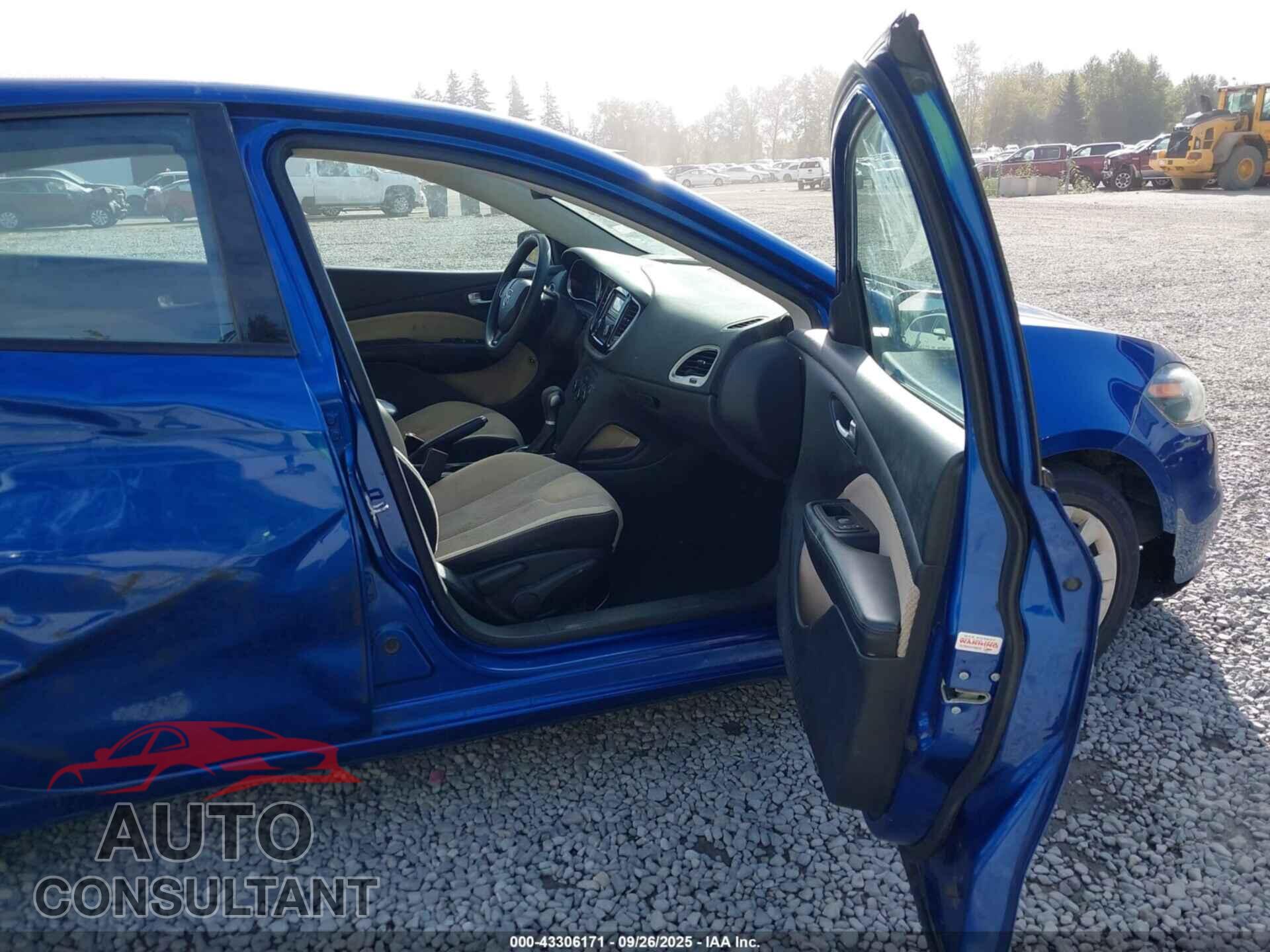 DODGE DART 2014 - 1C3CDFBB1ED862005