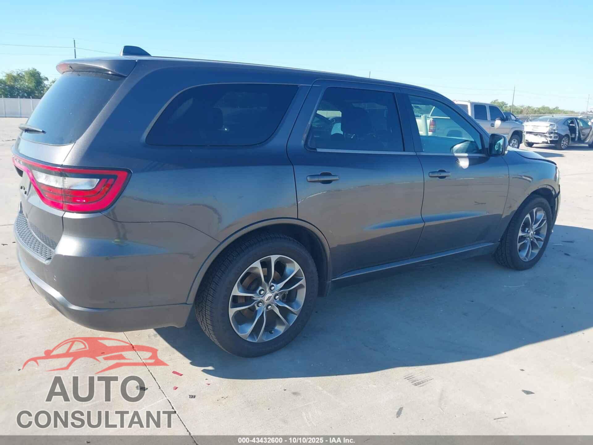 DODGE DURANGO 2019 - 1C4SDHCT8KC558617