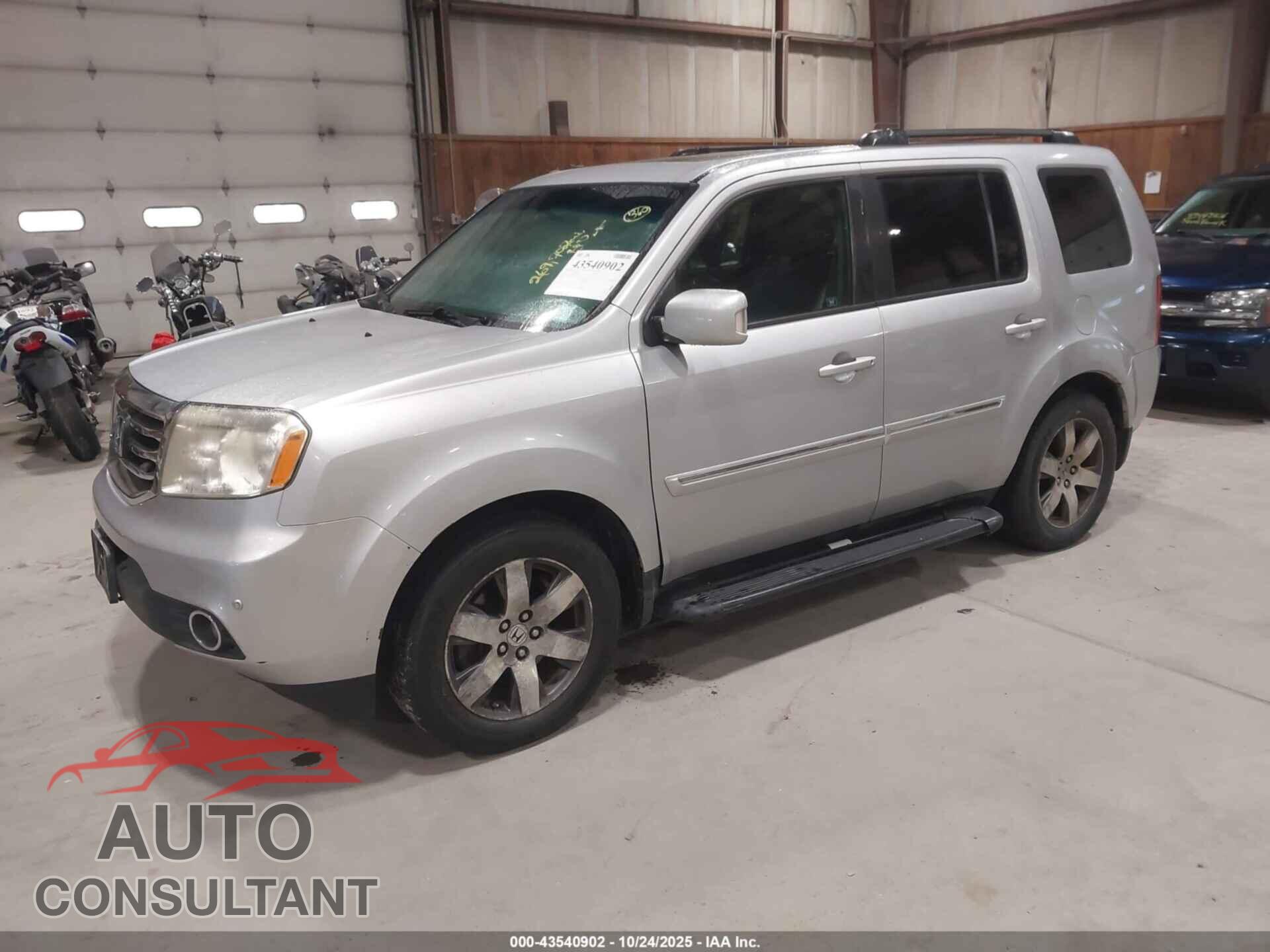 HONDA PILOT 2012 - 5FNYF4H90CB034523