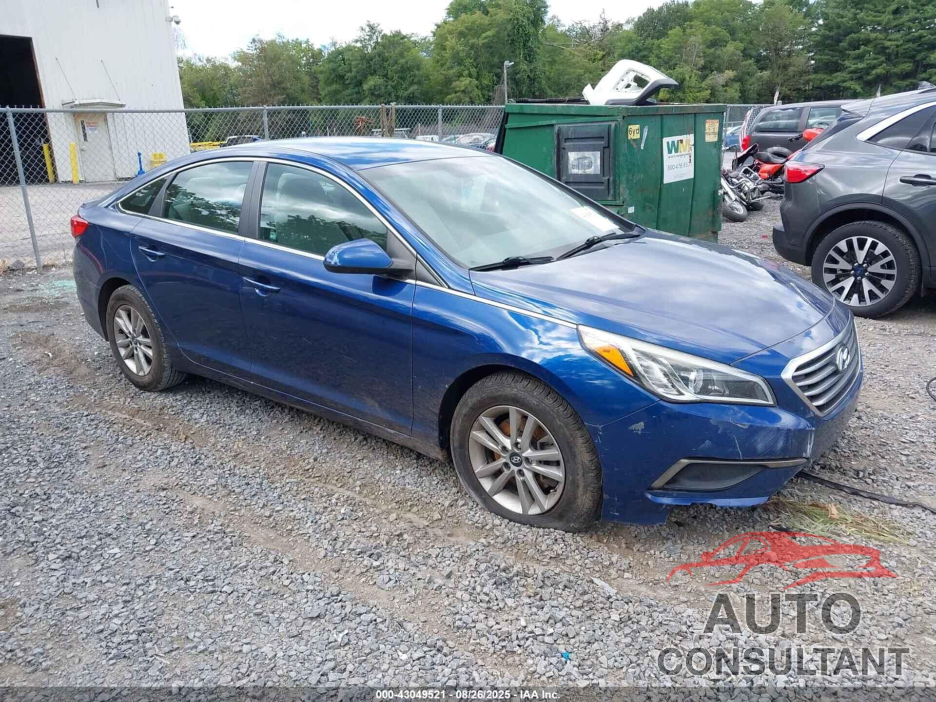 HYUNDAI SONATA 2016 - 5NPE24AF5GH306506