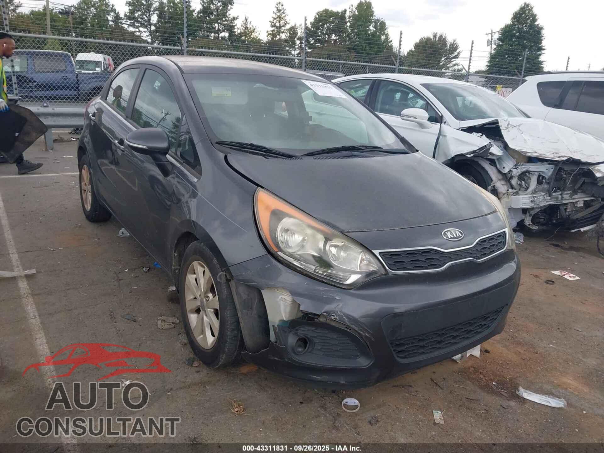KIA RIO 2013 - KNADN5A30D6132779