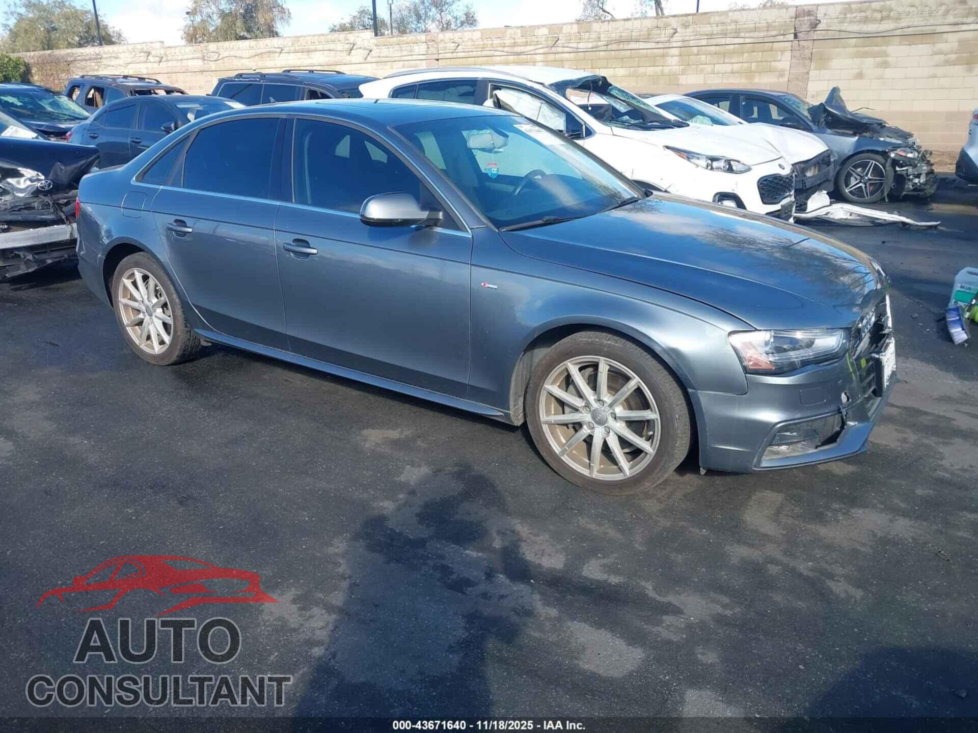 AUDI A4 2014 - WAUEFAFL8EA087009