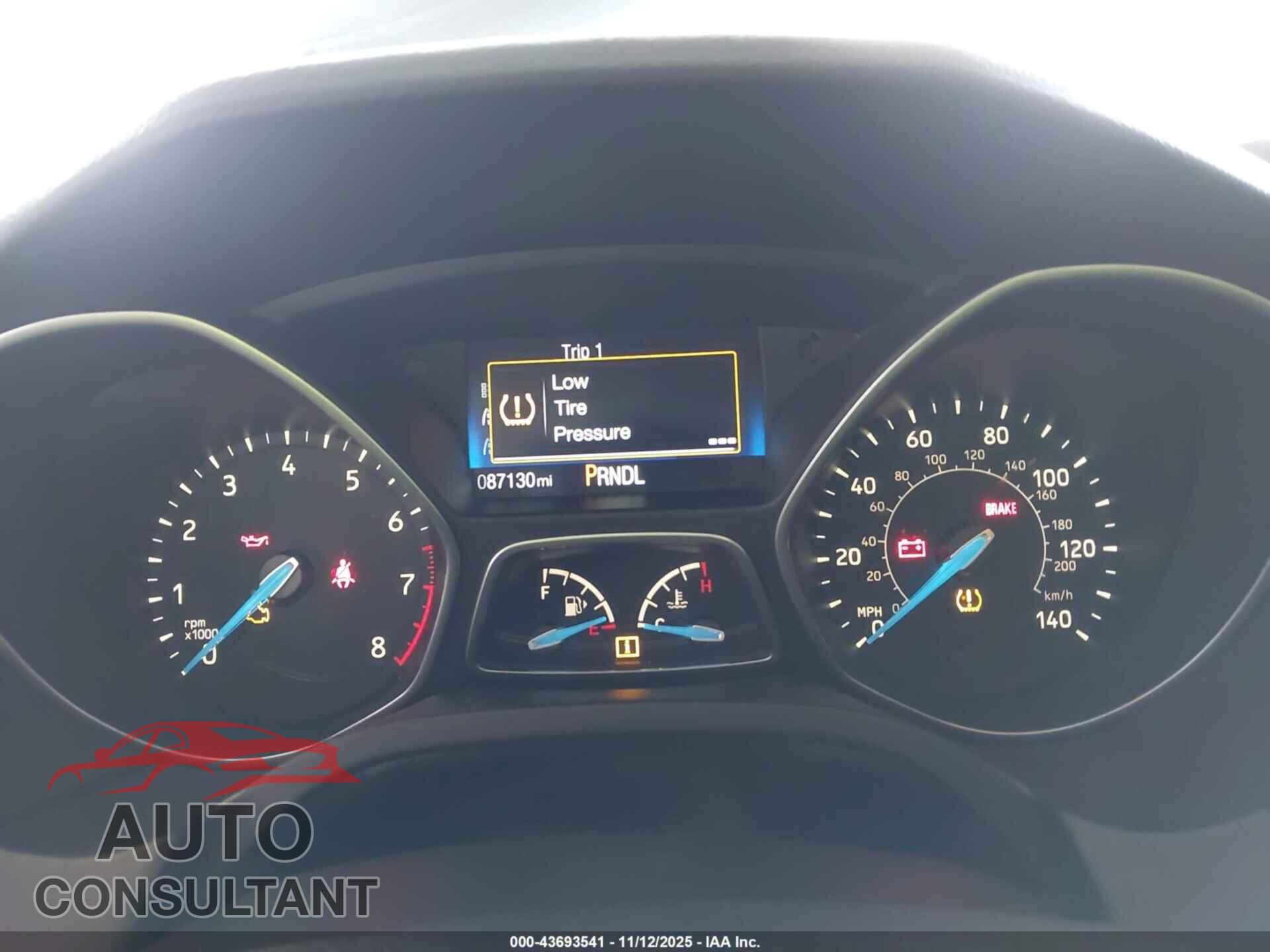 FORD FOCUS 2016 - 1FADP3E21GL384281