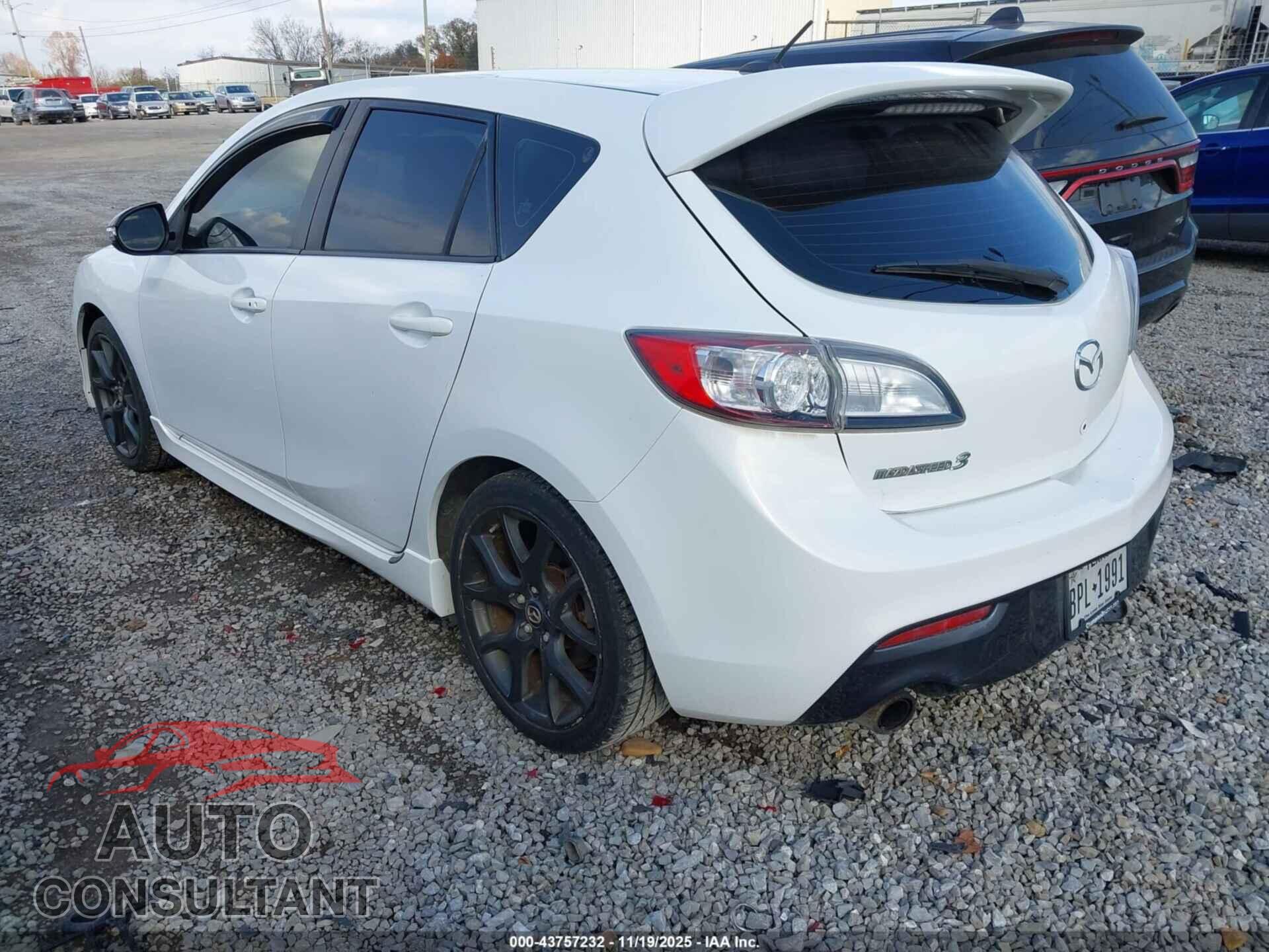 MAZDA MAZDASPEED3 2013 - JM1BL1L31D1779811