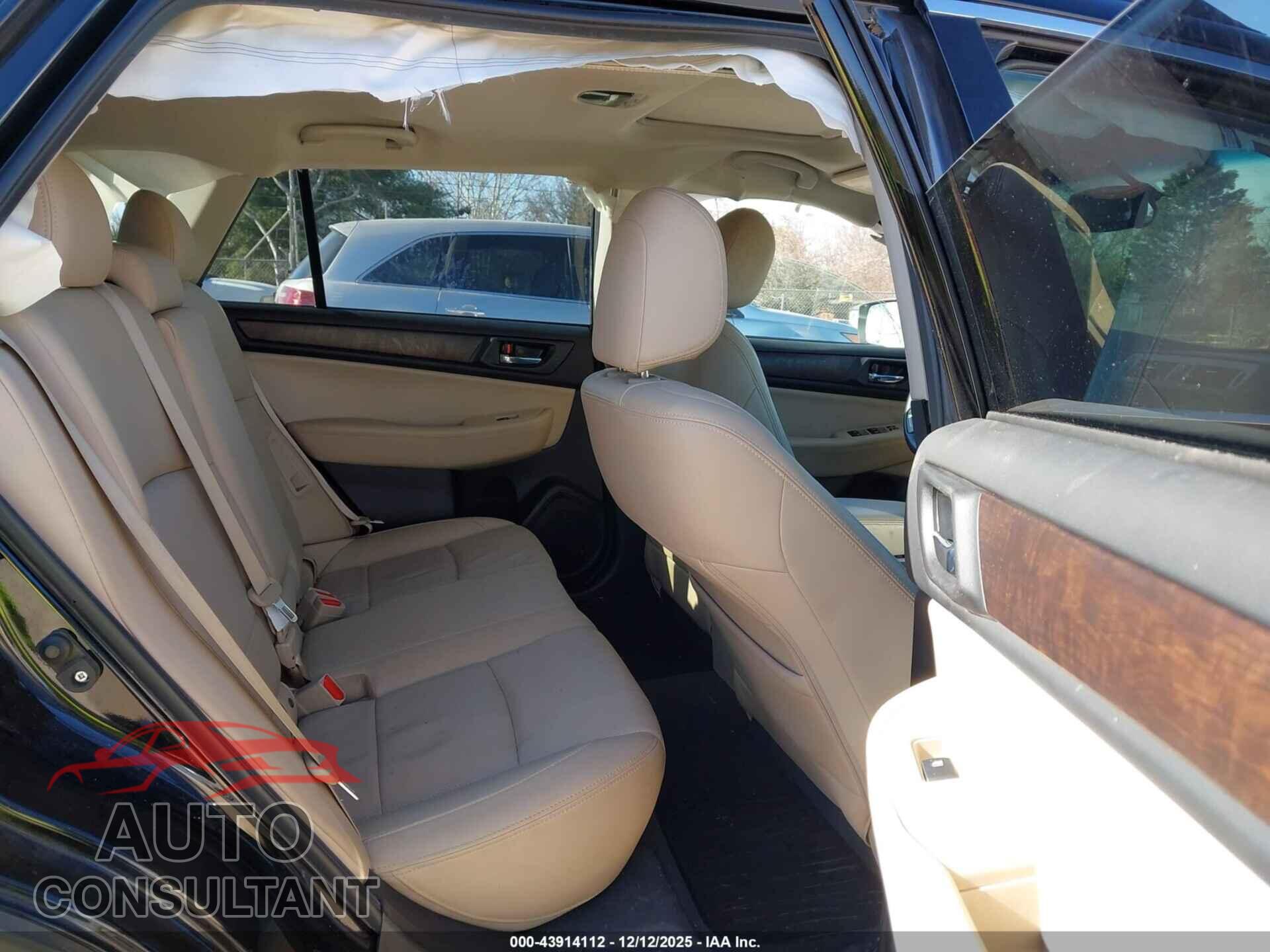 SUBARU OUTBACK 2015 - 4S4BSBLC6F3316459