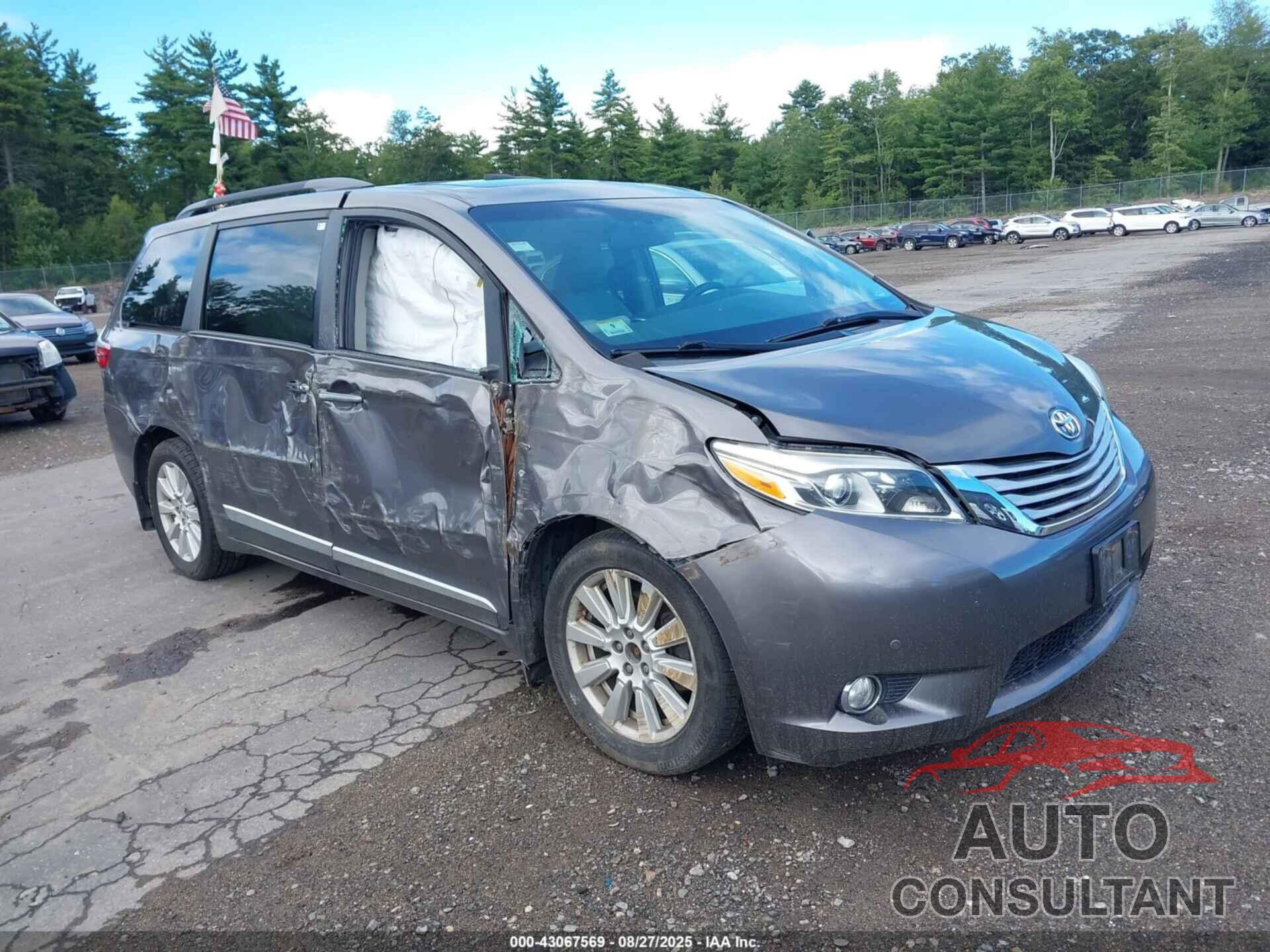 TOYOTA SIENNA 2017 - 5TDDZ3DC2HS161116
