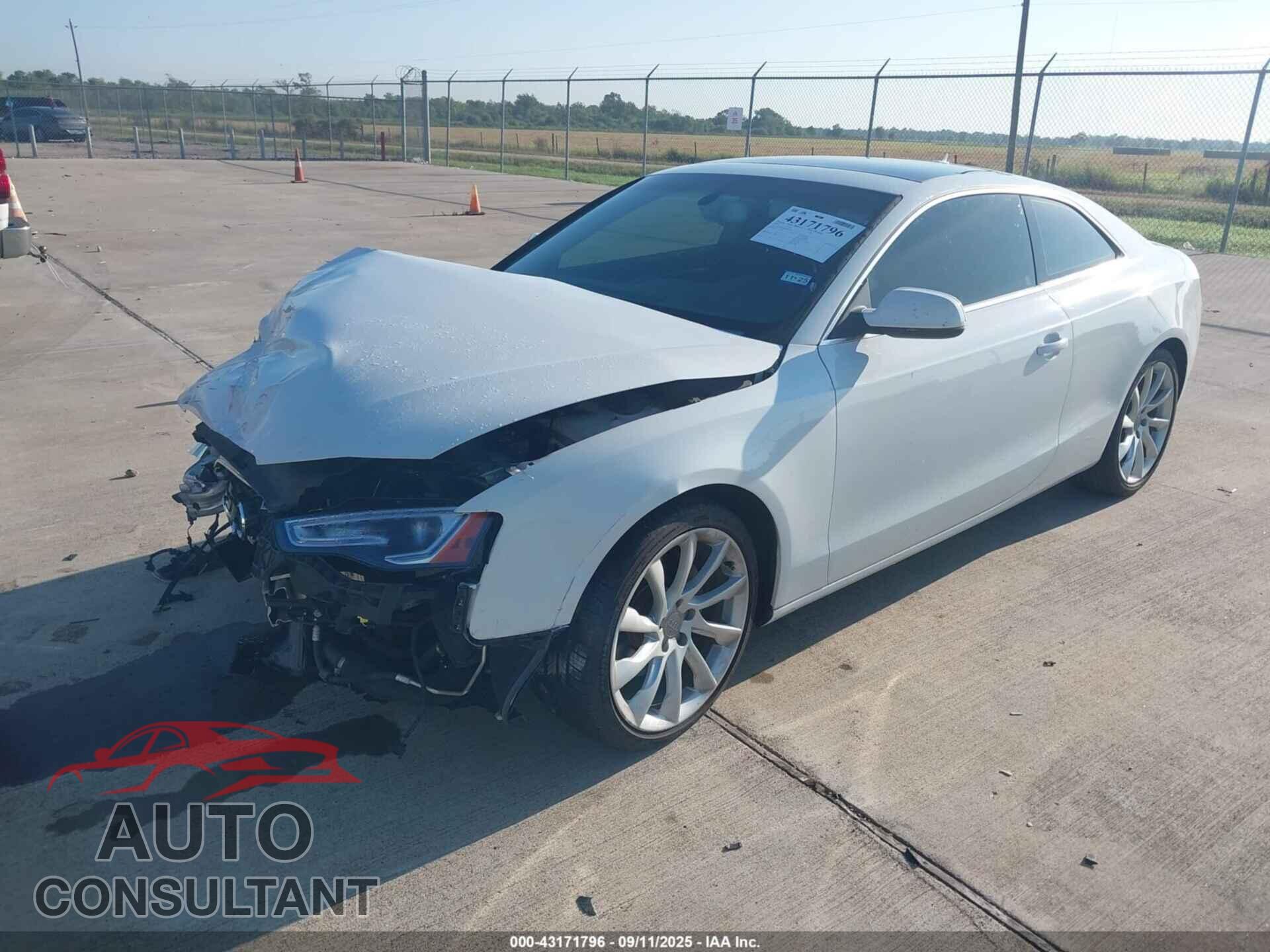 AUDI A5 2013 - WAULFAFR3DA039931