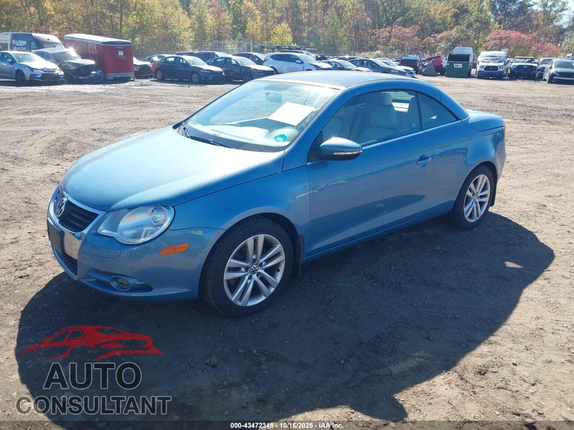 VOLKSWAGEN EOS 2009 - WVWAA71F59V018989